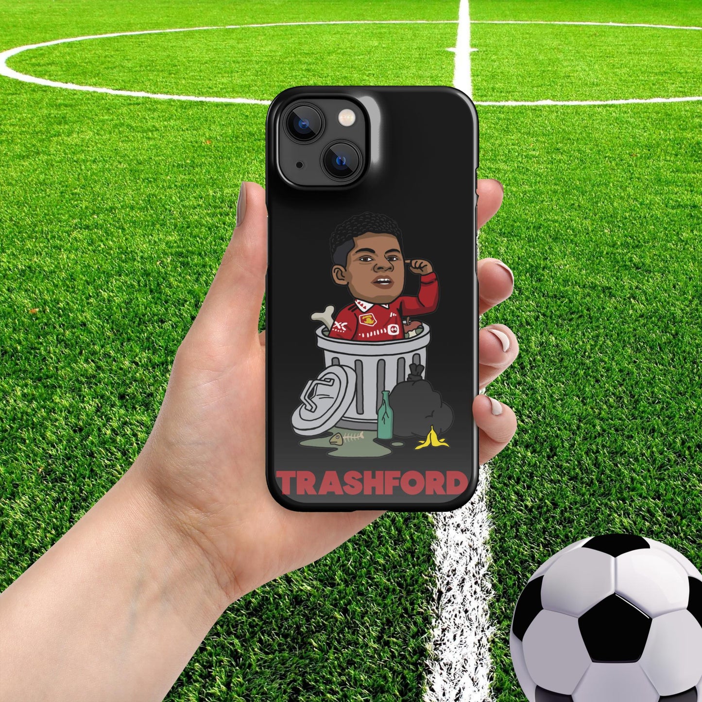 Trashford Marcus Rashford Manchester United Gift Man United Gift Marcus Rashford Snap case for iPhone Glossy iPhone 14 Mobile Phone Cases Football Manchester United Marcus Rashford Next Cult Brand