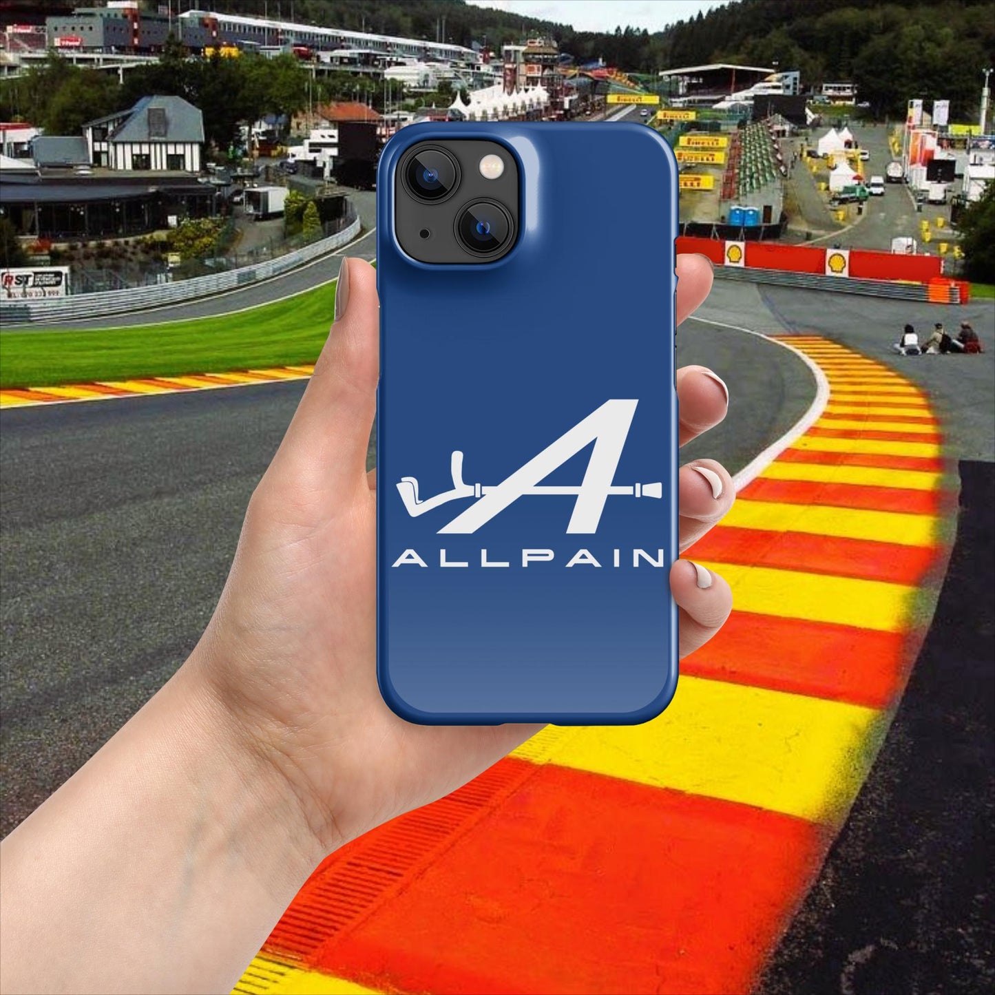 Allpain Alpine F1 Formula 1 Pierre Gasly Esteban Ocon Alpine Snap case for iPhone Glossy iPhone 14 Mobile Phone Cases Alpine F1 Next Cult Brand