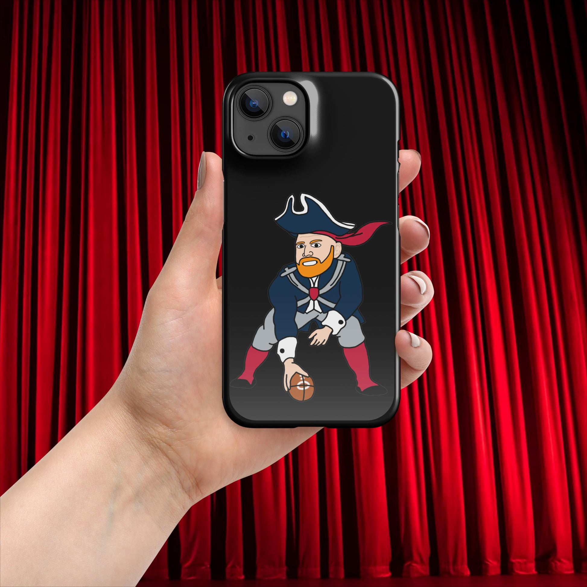 Bill Burrdy New England Patriots NFL Tom Brady Bill Burr Snap case for iPhone Glossy iPhone 14 American Football Bill Burr Monday Morning Podcast New England Patriots NFL Podcasts Stand-up Comedy Next Cult Brand