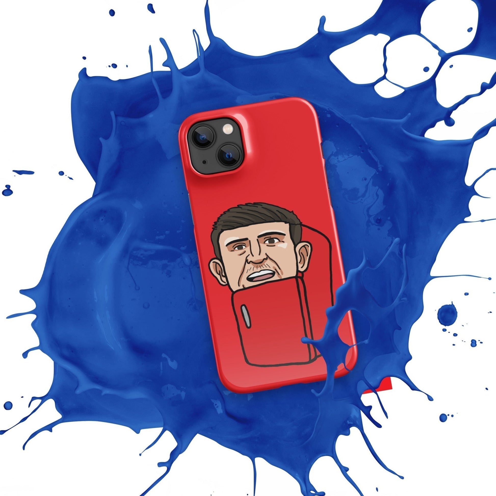 Harry ''The Fridge'' Maguire Snap Case for iPhone® Red Next Cult Brand Football, Harry Maguire, Manchester United, The Fridge