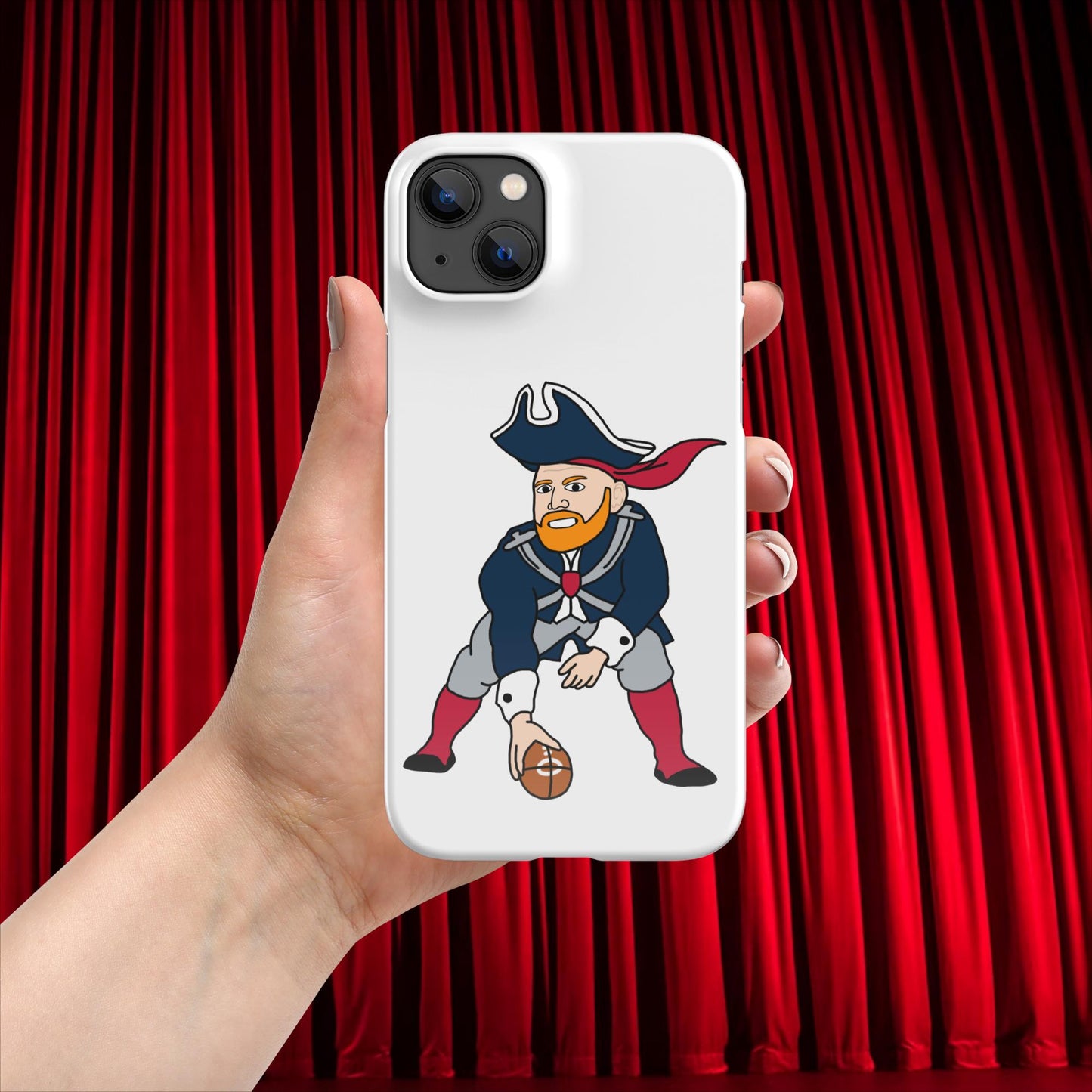 Bill Burrdy New England Patriots NFL Tom Brady Bill Burr Snap case for iPhone Glossy iPhone 14 Plus American Football Bill Burr Monday Morning Podcast New England Patriots NFL Podcasts Stand-up Comedy Next Cult Brand