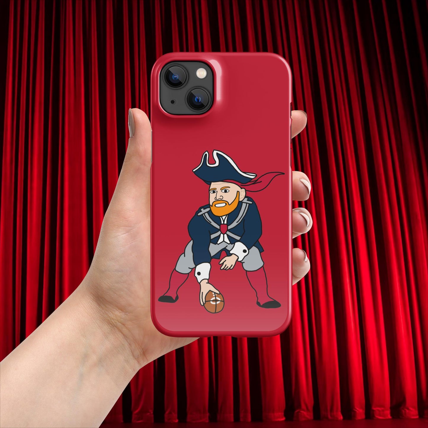 Bill Burrdy New England Patriots NFL Tom Brady Bill Burr Snap case for iPhone Glossy iPhone 14 Plus American Football Bill Burr Monday Morning Podcast New England Patriots NFL Podcasts Stand-up Comedy Next Cult Brand