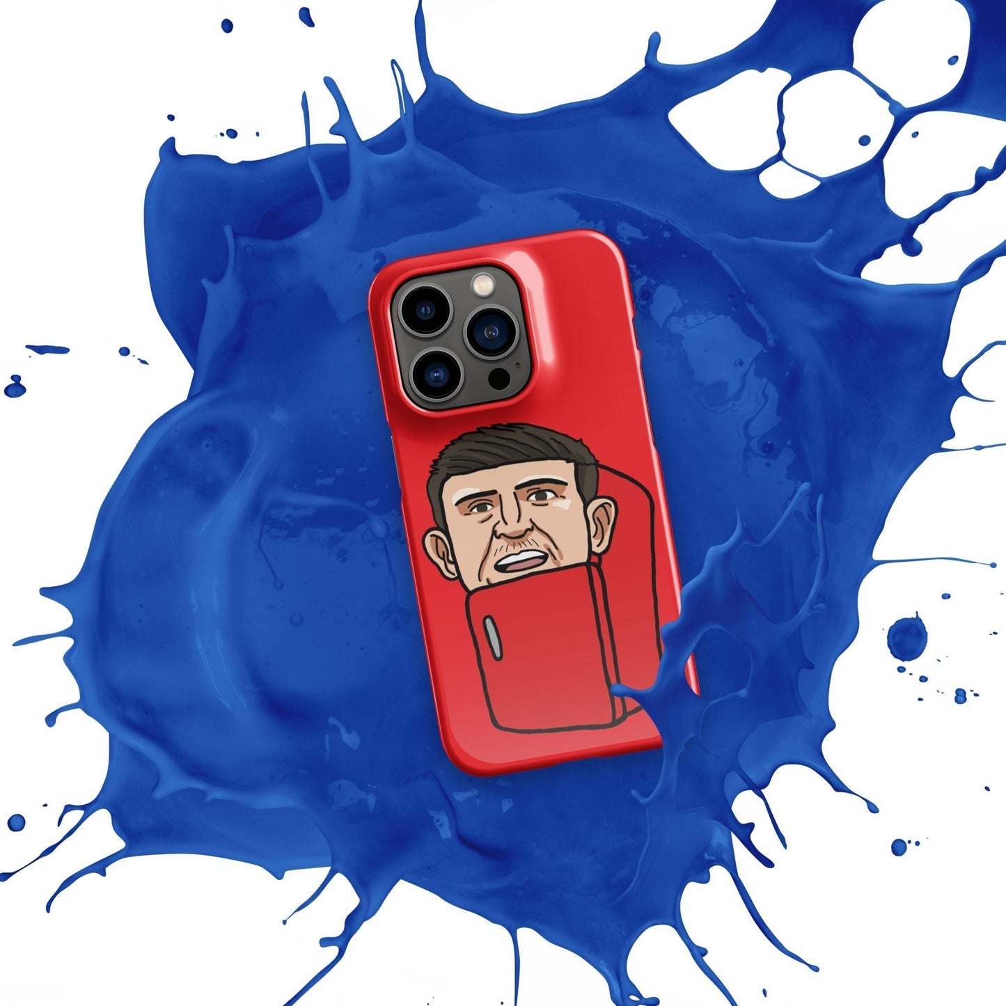 Harry ''The Fridge'' Maguire Snap Case for iPhone® Red Next Cult Brand Football, Harry Maguire, Manchester United, The Fridge