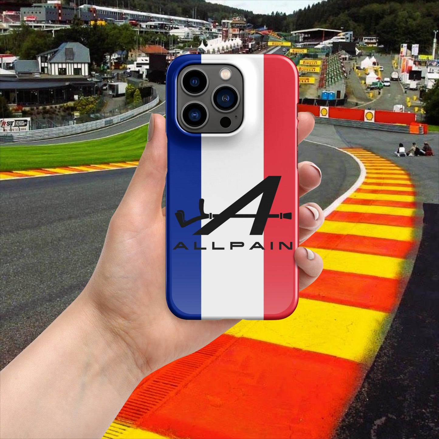 Allpain Alpine F1 Formula 1 Pierre Gasly Esteban Ocon Alpine Snap case for iPhone Glossy iPhone 14 Pro Mobile Phone Cases Alpine F1 Next Cult Brand