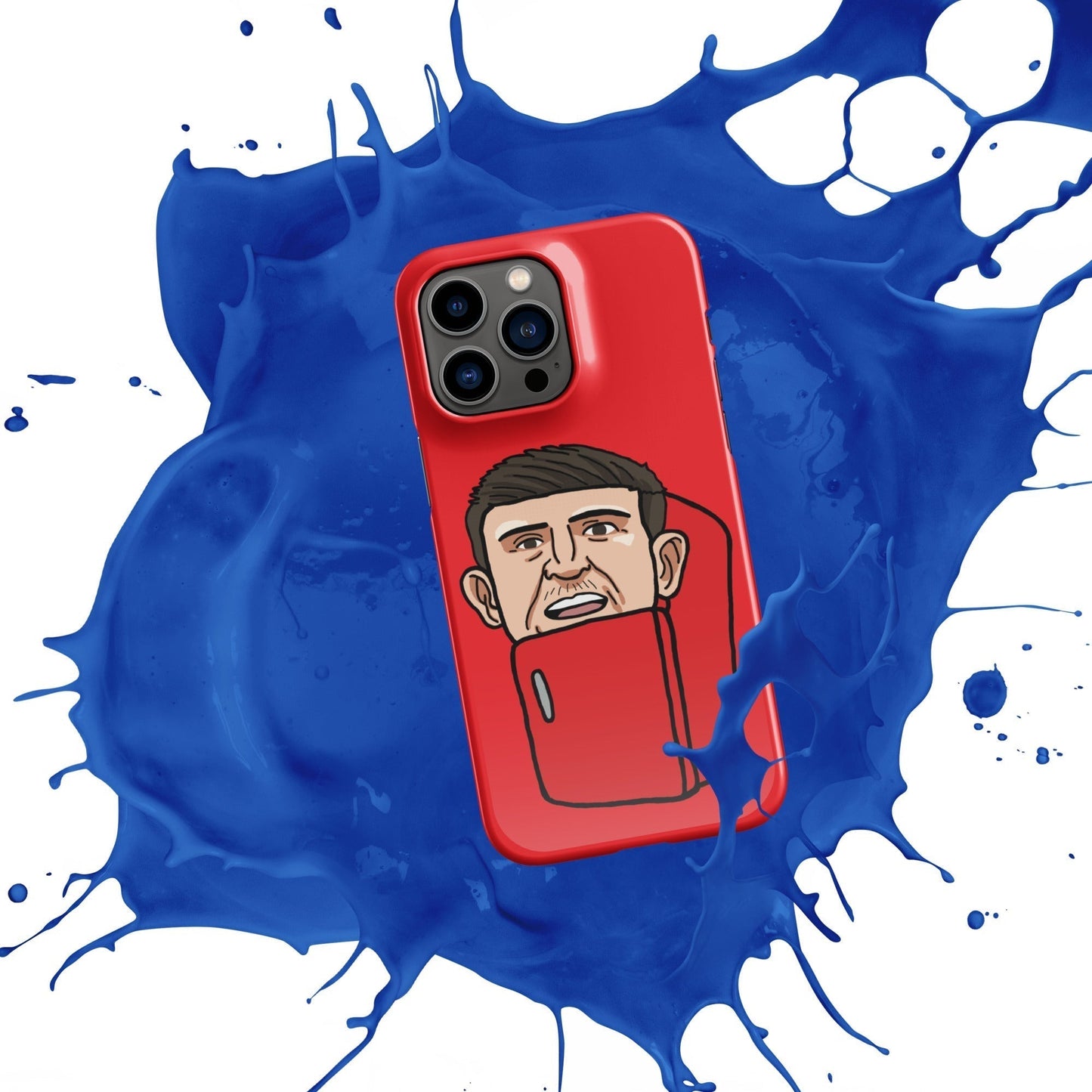 Harry ''The Fridge'' Maguire Snap Case for iPhone® Red Next Cult Brand Football, Harry Maguire, Manchester United, The Fridge