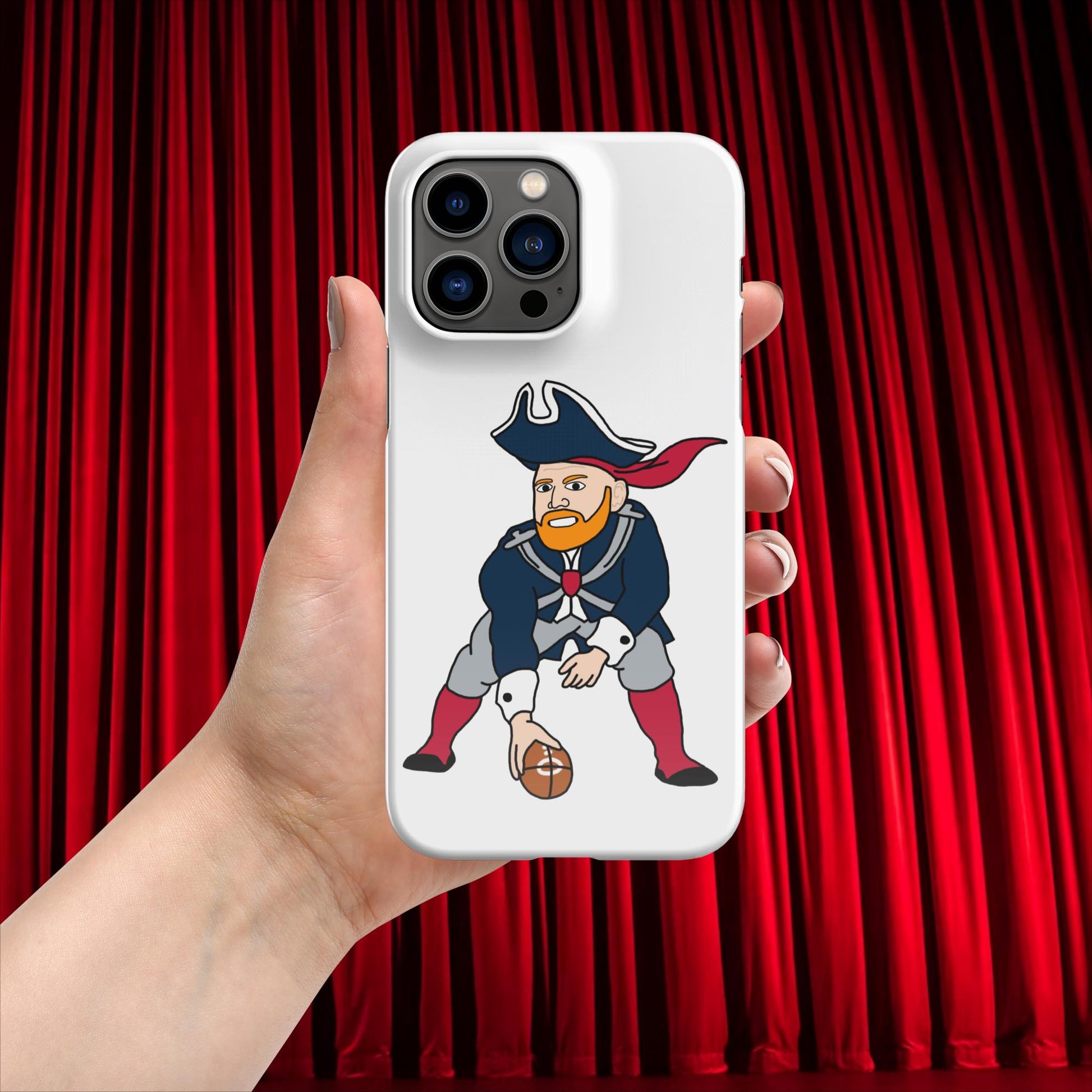 Bill Burrdy New England Patriots NFL Tom Brady Bill Burr Snap case for iPhone Glossy iPhone 14 Pro Max American Football Bill Burr Monday Morning Podcast New England Patriots NFL Podcasts Stand-up Comedy Next Cult Brand