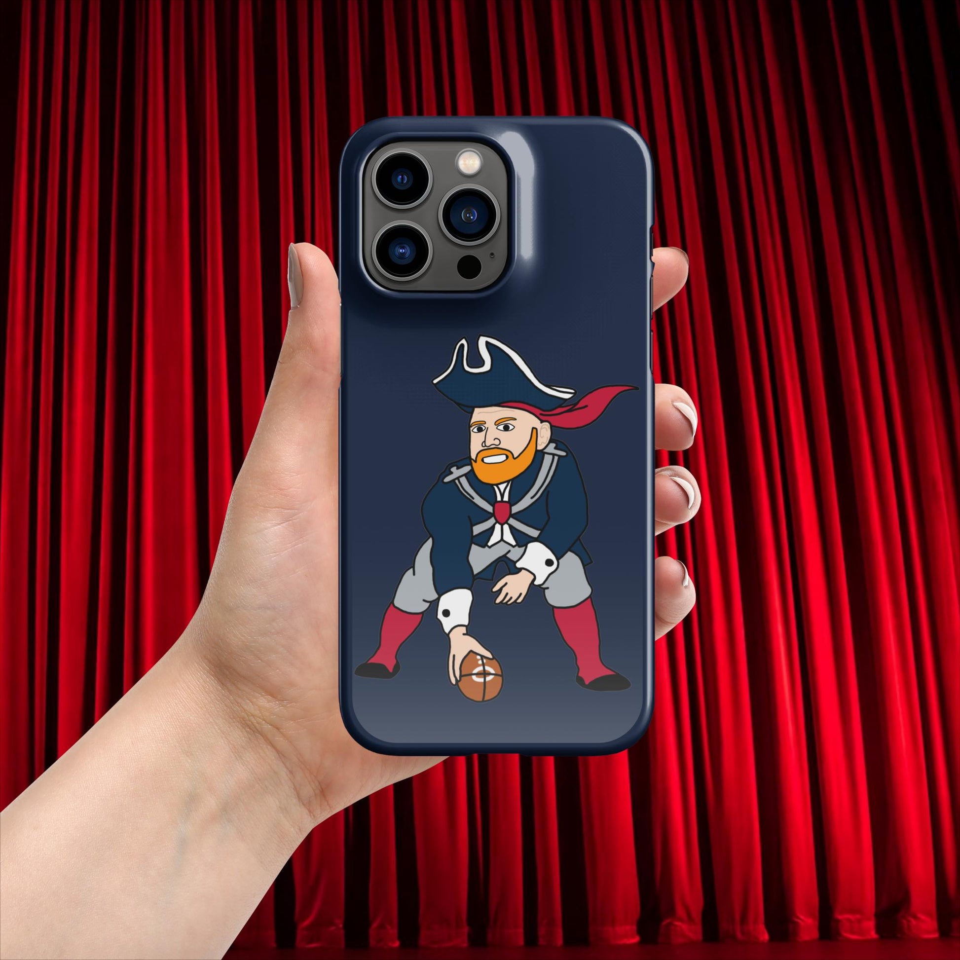 Bill Burrdy New England Patriots NFL Tom Brady Bill Burr Snap case for iPhone Glossy iPhone 14 Pro Max American Football Bill Burr Monday Morning Podcast New England Patriots NFL Podcasts Stand-up Comedy Next Cult Brand