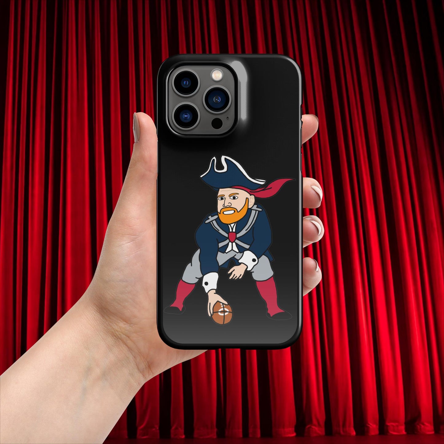 Bill Burrdy New England Patriots NFL Tom Brady Bill Burr Snap case for iPhone Glossy iPhone 14 Pro Max American Football Bill Burr Monday Morning Podcast New England Patriots NFL Podcasts Stand-up Comedy Next Cult Brand