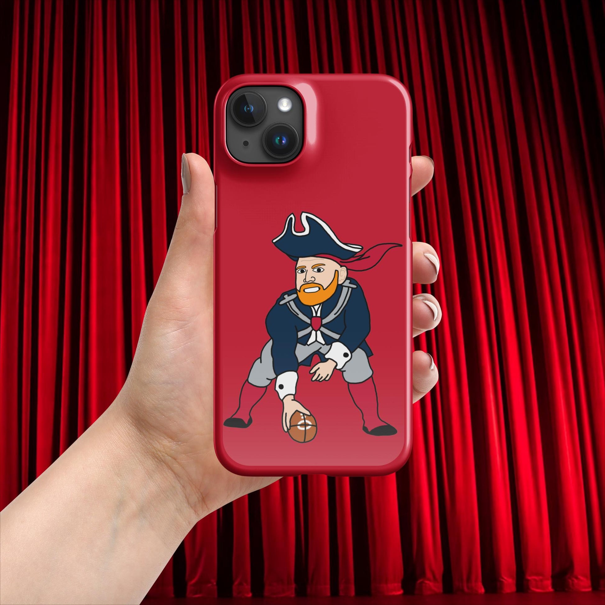 Bill Burrdy New England Patriots NFL Tom Brady Bill Burr Snap case for iPhone Glossy iPhone 15 Plus American Football Bill Burr Monday Morning Podcast New England Patriots NFL Podcasts Stand-up Comedy Next Cult Brand