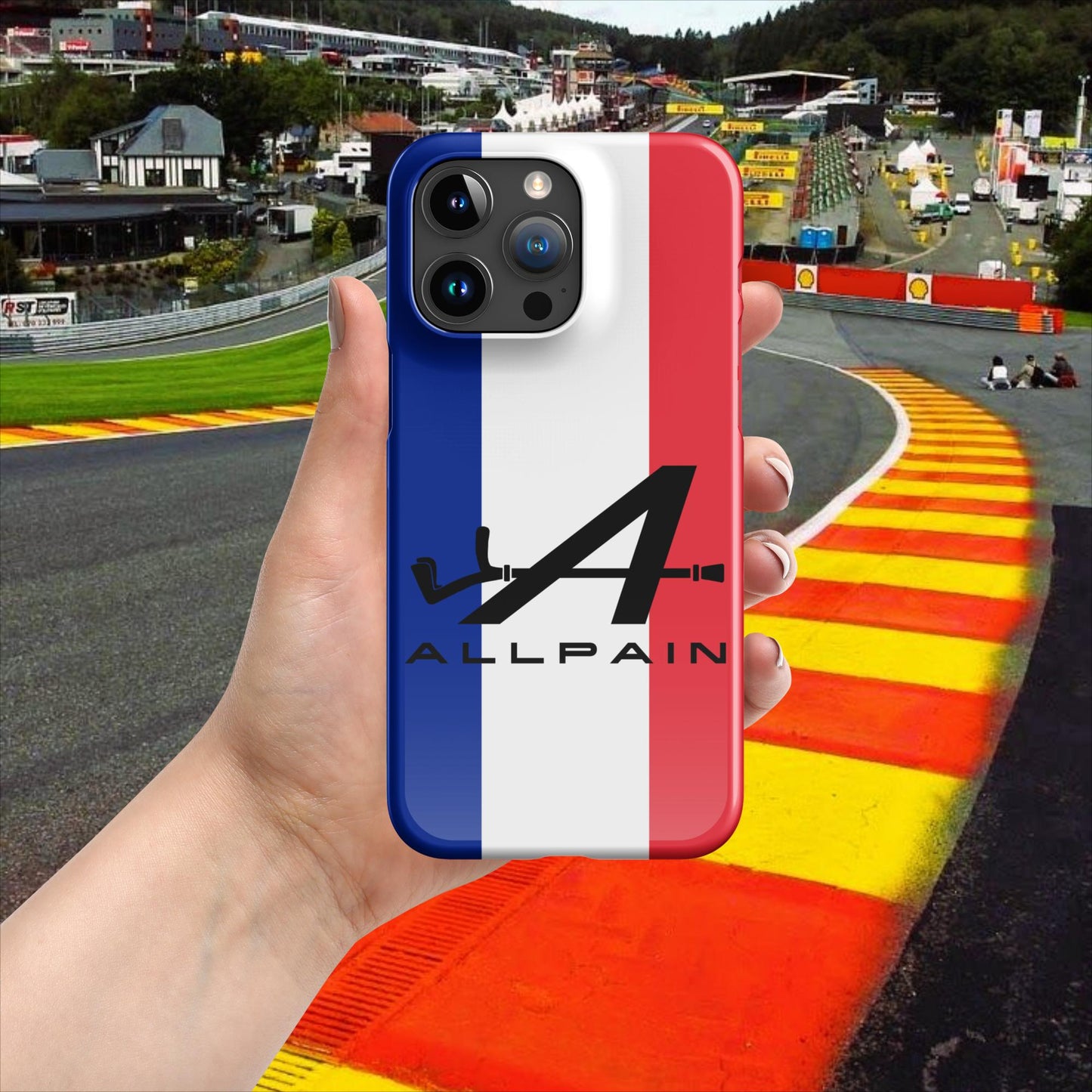 Allpain Alpine F1 Formula 1 Pierre Gasly Esteban Ocon Alpine Snap case for iPhone Glossy iPhone 15 Pro Max Mobile Phone Cases Alpine F1 Next Cult Brand