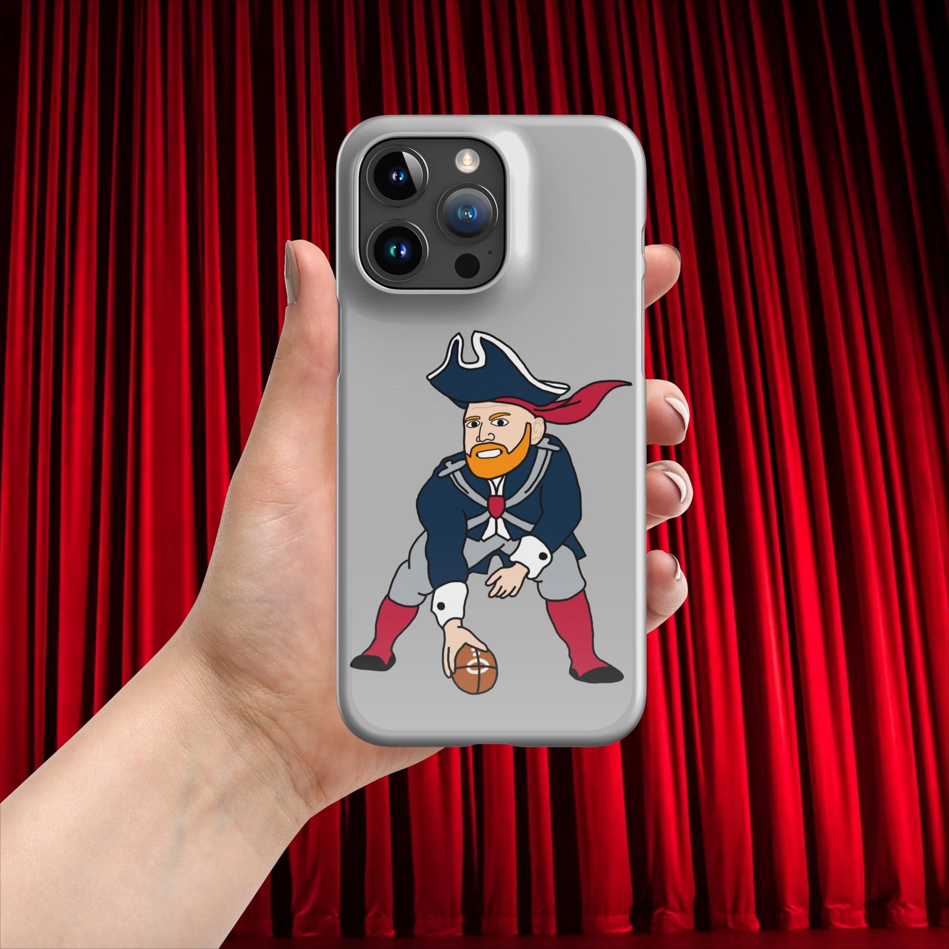 Bill Burrdy New England Patriots NFL Tom Brady Bill Burr Snap case for iPhone Glossy iPhone 15 Pro Max American Football Bill Burr Monday Morning Podcast New England Patriots NFL Podcasts Stand-up Comedy Next Cult Brand