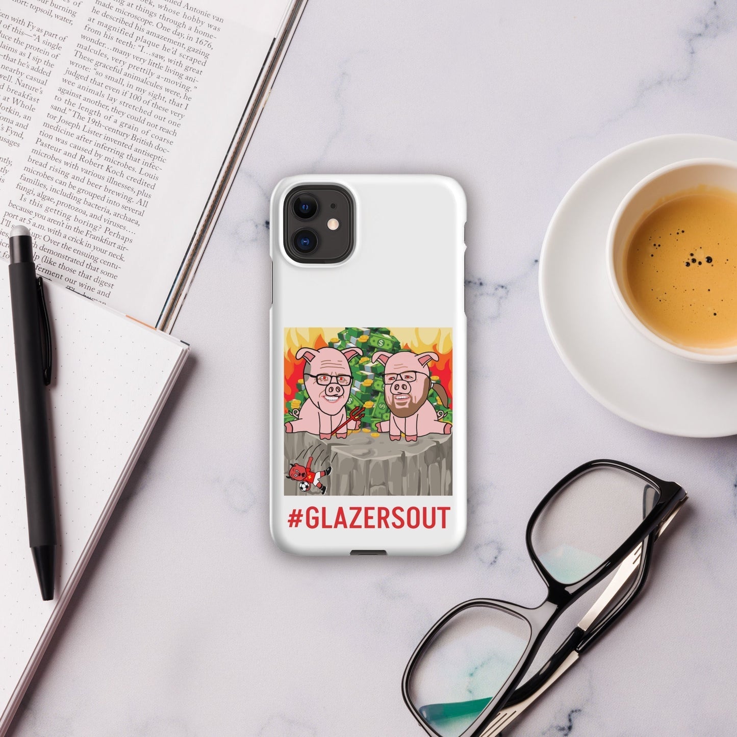 Glazers Out Manchester United Snap Case for iPhone®, #GlazersOut Next Cult Brand Football, GlazersOut, Manchester United