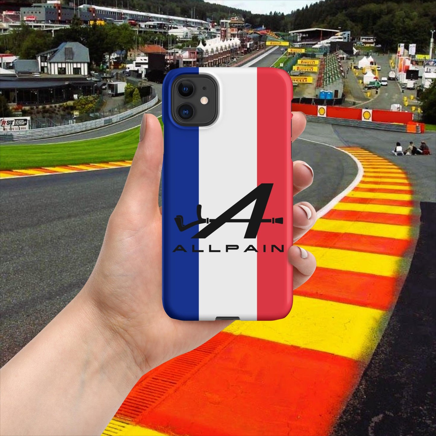 Allpain Alpine F1 Formula 1 Pierre Gasly Esteban Ocon Alpine Snap case for iPhone Matte iPhone 11 Mobile Phone Cases Alpine F1 Next Cult Brand