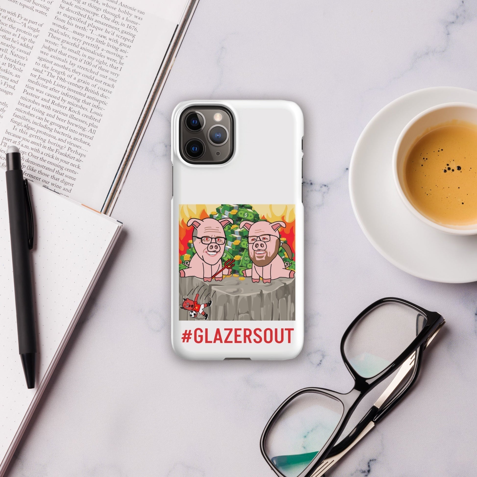 Glazers Out Manchester United Snap Case for iPhone®, #GlazersOut Next Cult Brand Football, GlazersOut, Manchester United