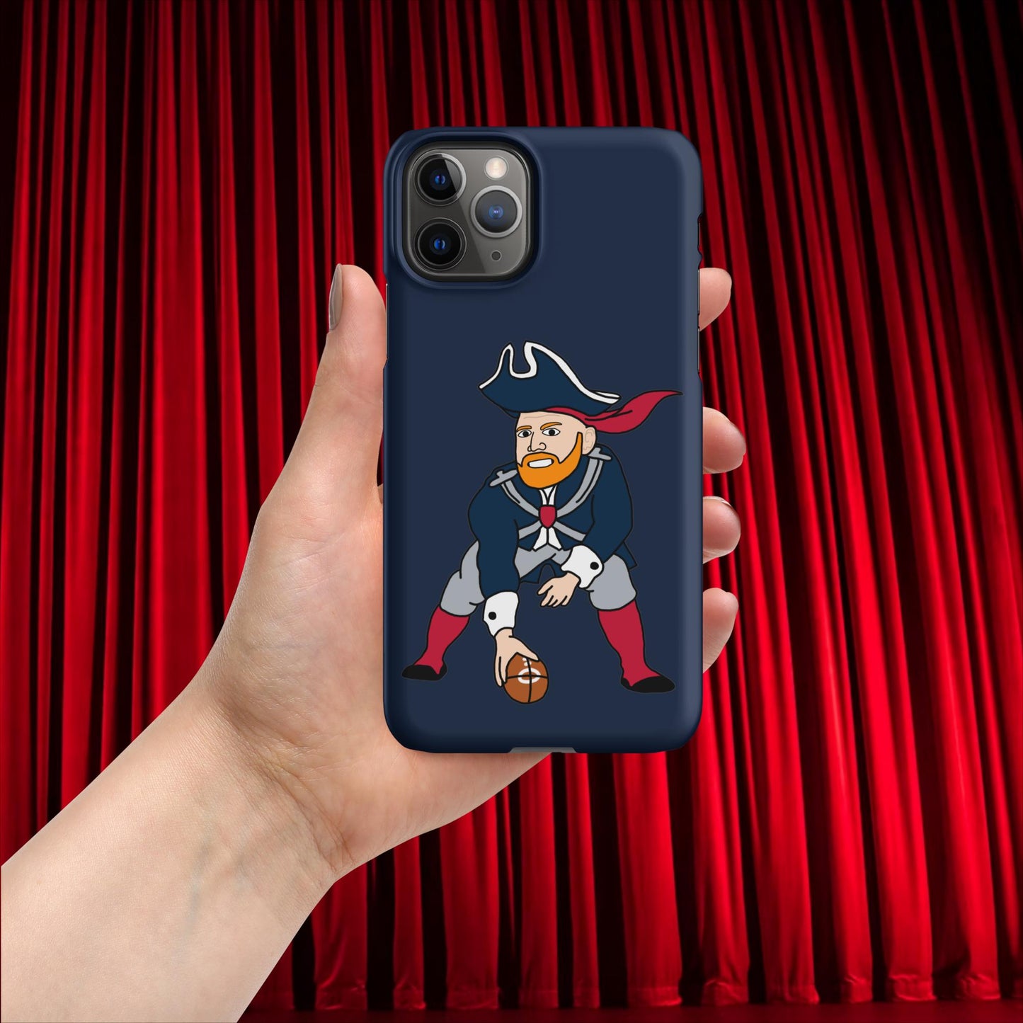 Bill Burrdy New England Patriots NFL Tom Brady Bill Burr Snap case for iPhone Next Cult Brand American Football, Bill Burr, Monday Morning Podcast, New England Patriots, NFL, Podcasts, Stand-up Comedy