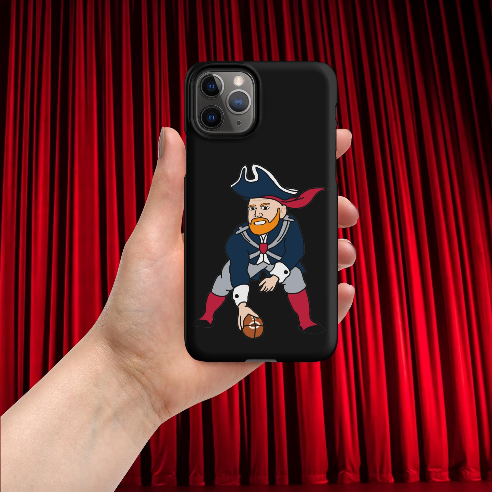 Bill Burrdy New England Patriots NFL Tom Brady Bill Burr Snap case for iPhone Matte iPhone 11 Pro American Football Bill Burr Monday Morning Podcast New England Patriots NFL Podcasts Stand-up Comedy Next Cult Brand