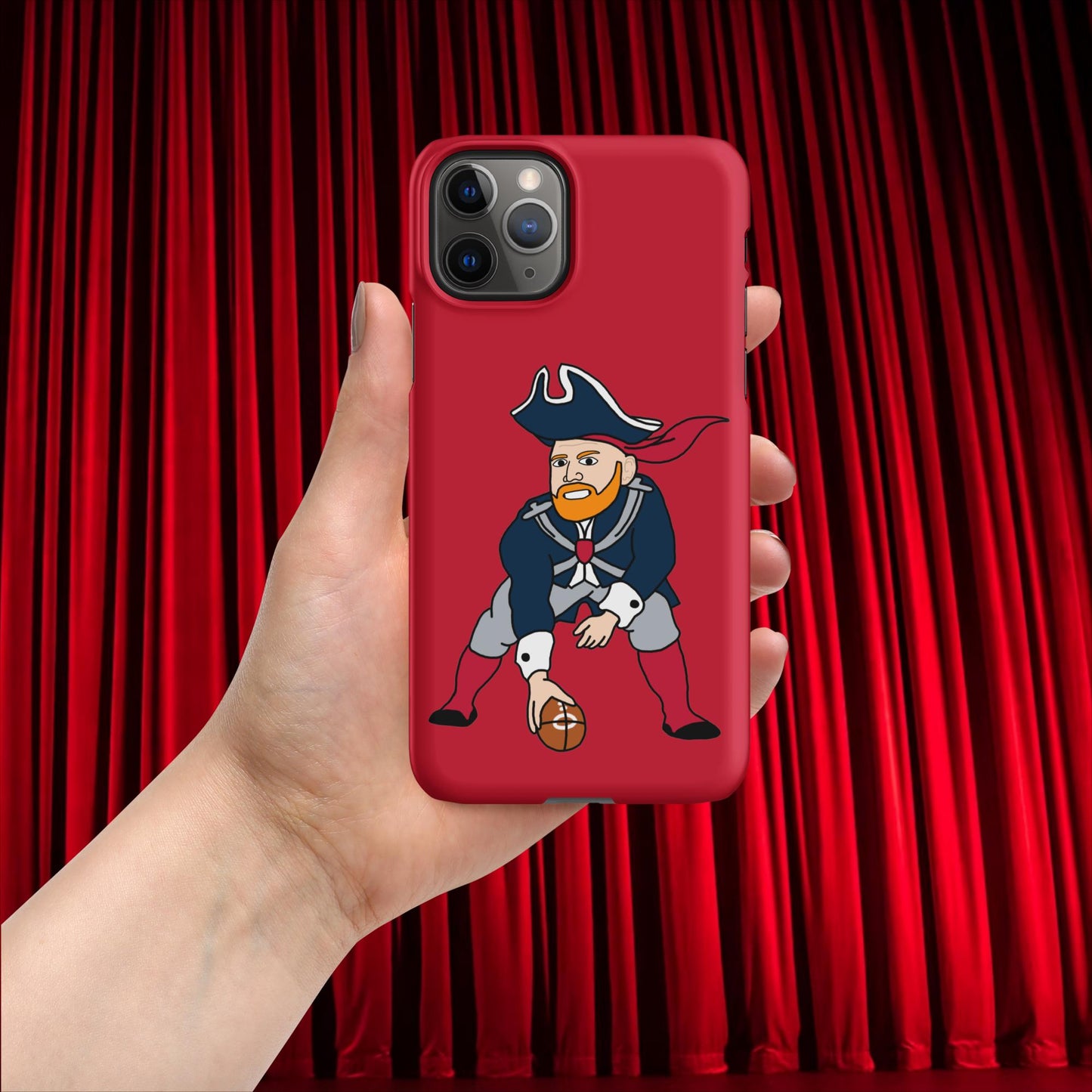 Bill Burrdy New England Patriots NFL Tom Brady Bill Burr Snap case for iPhone Next Cult Brand American Football, Bill Burr, Monday Morning Podcast, New England Patriots, NFL, Podcasts, Stand-up Comedy