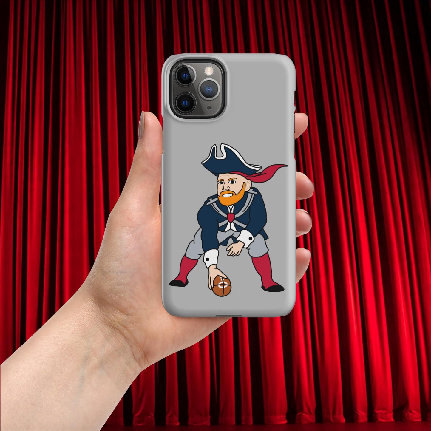 Bill Burrdy New England Patriots NFL Tom Brady Bill Burr Snap case for iPhone Next Cult Brand American Football, Bill Burr, Monday Morning Podcast, New England Patriots, NFL, Podcasts, Stand-up Comedy