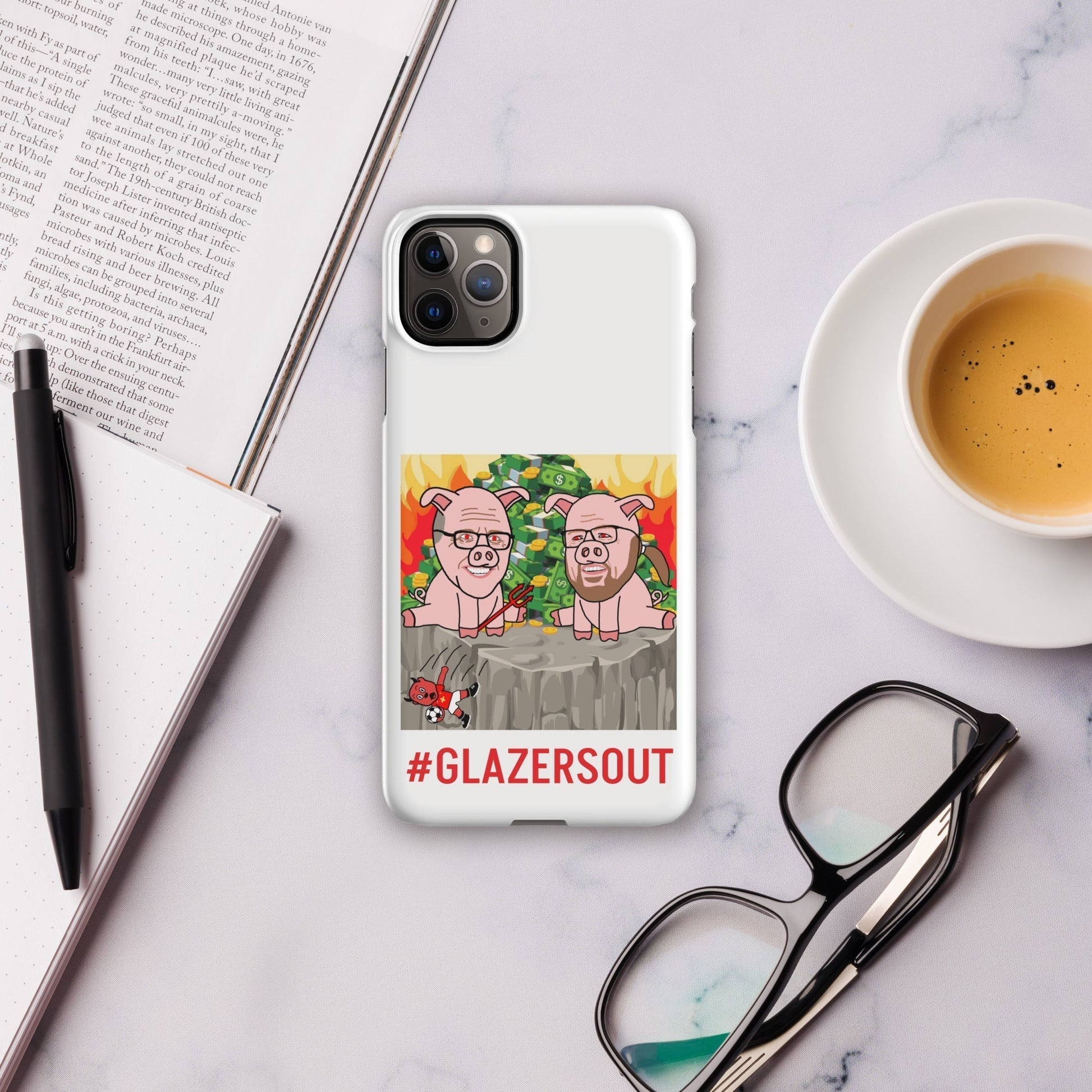 Glazers Out Manchester United Snap Case for iPhone®, #GlazersOut Next Cult Brand Football, GlazersOut, Manchester United