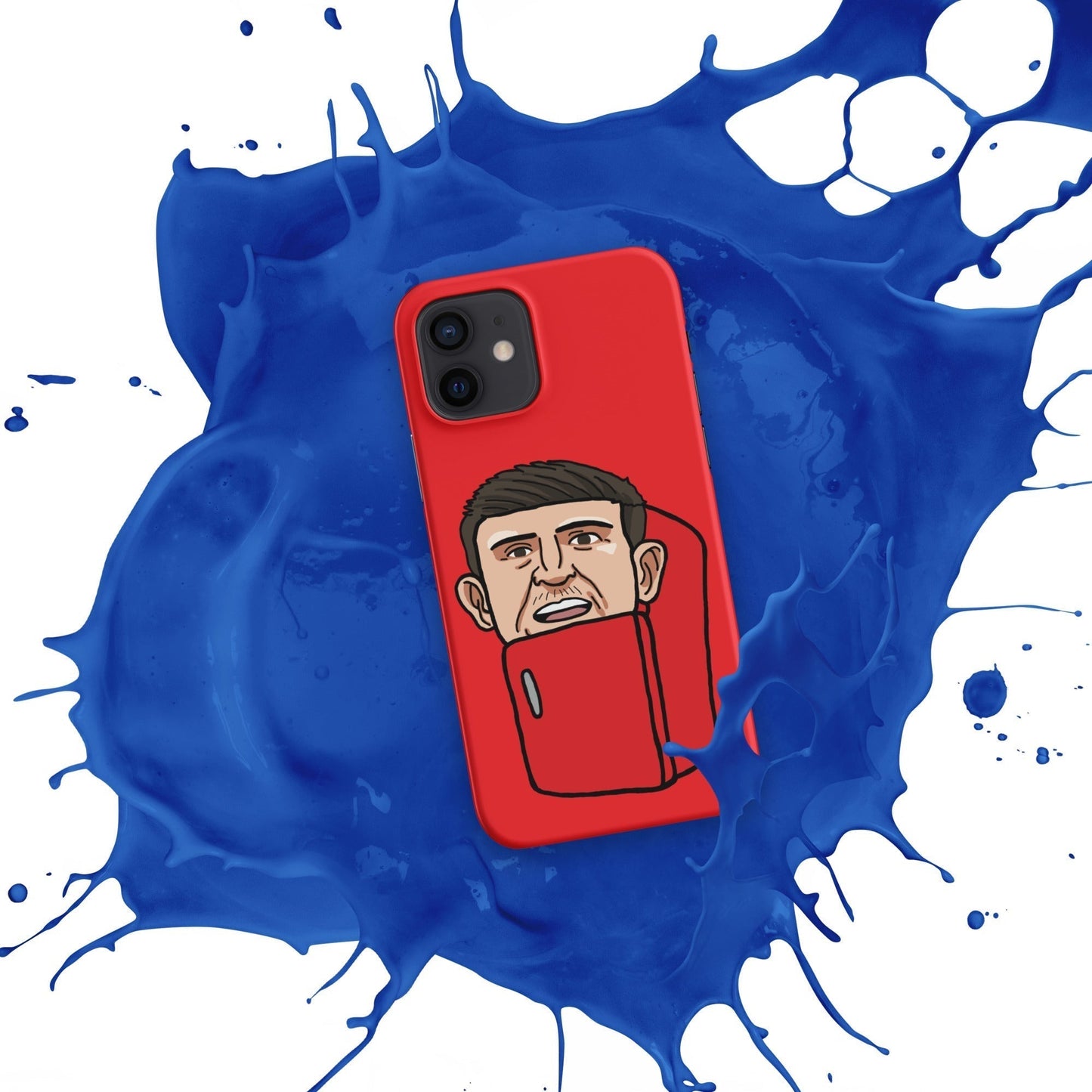 Harry ''The Fridge'' Maguire Snap Case for iPhone® Red Mobile Phone Cases Football Harry Maguire Manchester United The Fridge Next Cult Brand