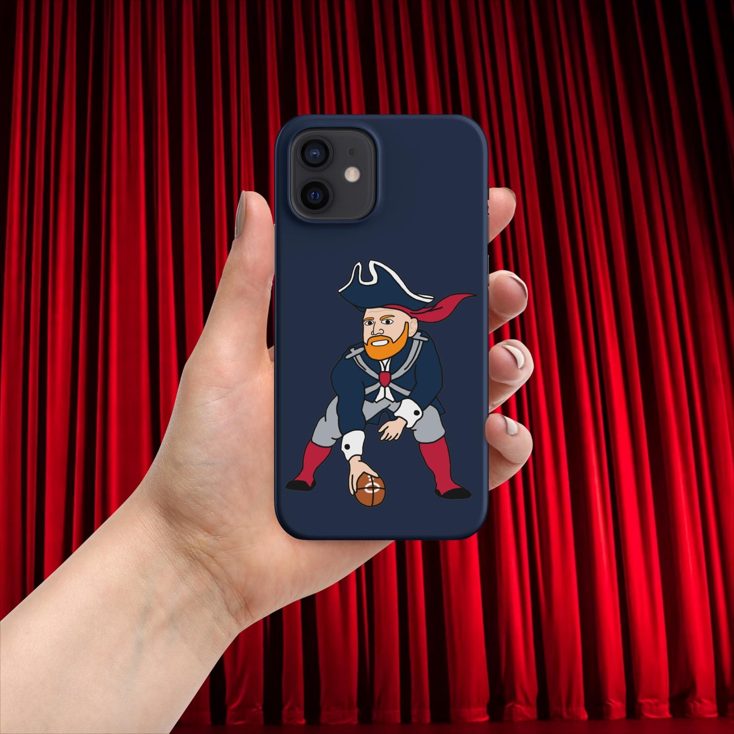 Bill Burrdy New England Patriots NFL Tom Brady Bill Burr Snap case for iPhone Matte iPhone 12 American Football Bill Burr Monday Morning Podcast New England Patriots NFL Podcasts Stand-up Comedy Next Cult Brand