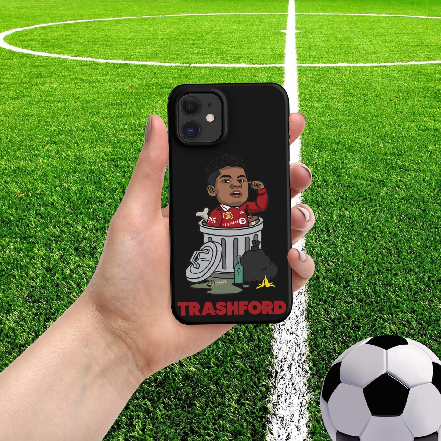 Trashford Marcus Rashford Manchester United Gift Man United Gift Marcus Rashford Snap case for iPhone Matte iPhone 12 Mini Mobile Phone Cases Football Manchester United Marcus Rashford Next Cult Brand