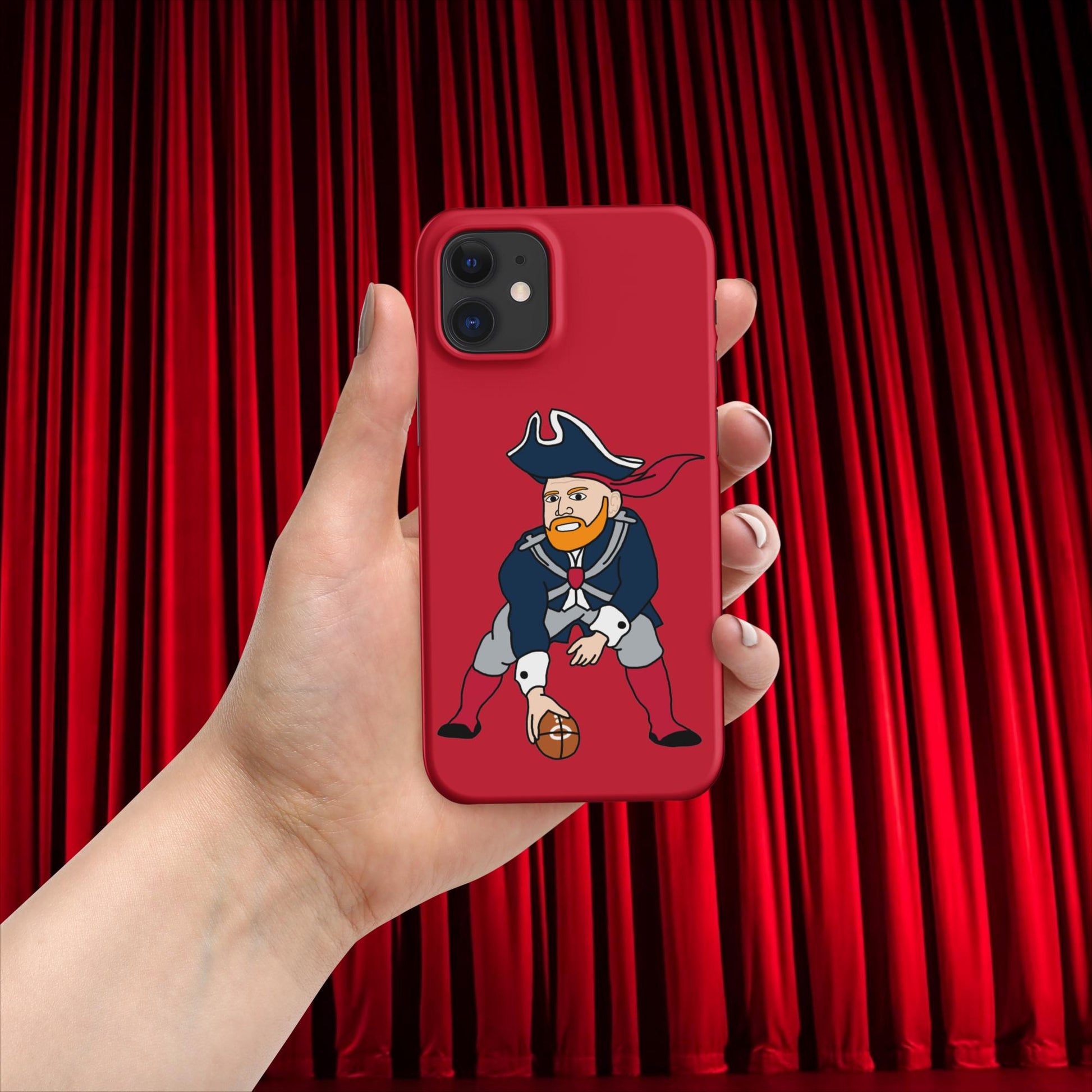 Bill Burrdy New England Patriots NFL Tom Brady Bill Burr Snap case for iPhone Next Cult Brand American Football, Bill Burr, Monday Morning Podcast, New England Patriots, NFL, Podcasts, Stand-up Comedy