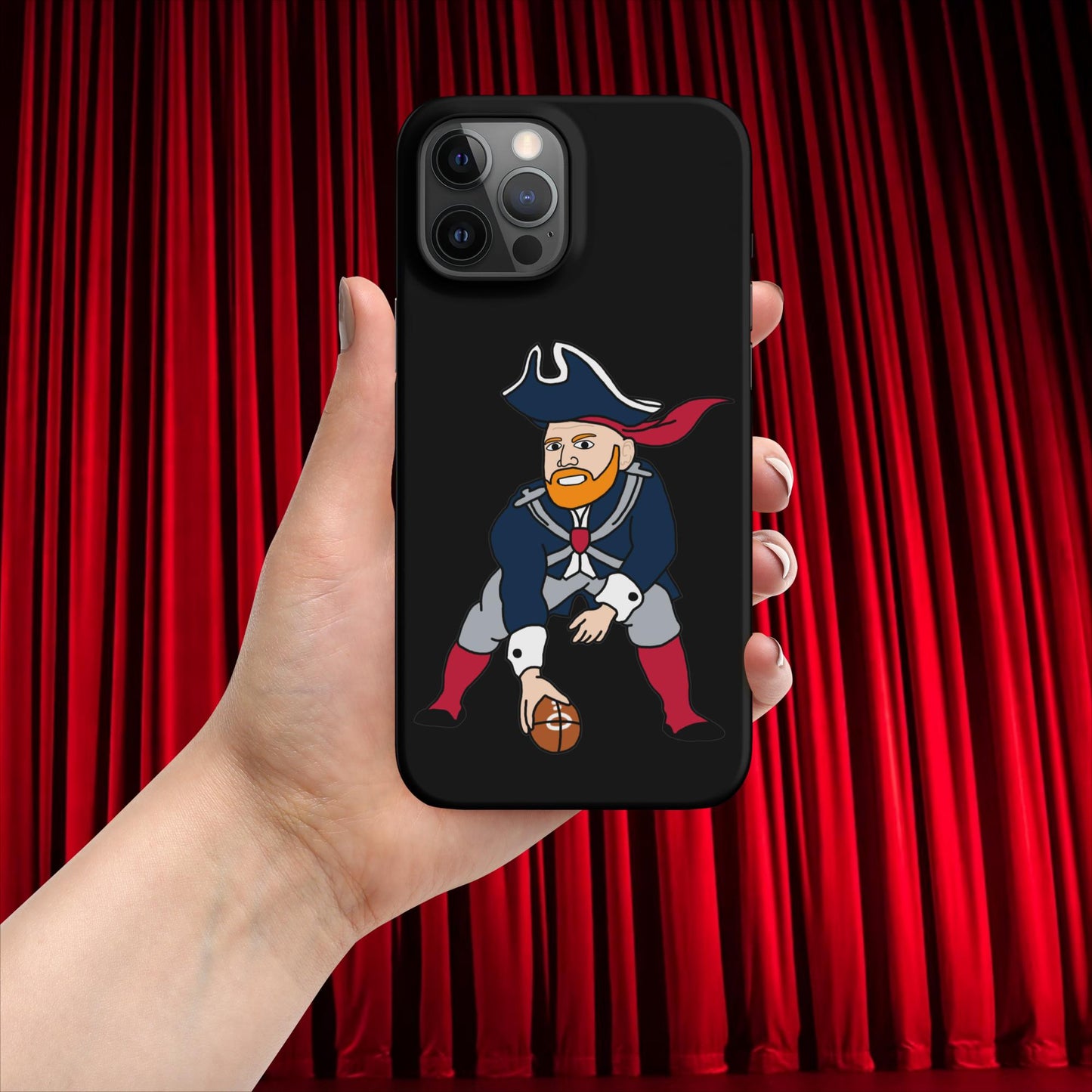 Bill Burrdy New England Patriots NFL Tom Brady Bill Burr Snap case for iPhone Next Cult Brand American Football, Bill Burr, Monday Morning Podcast, New England Patriots, NFL, Podcasts, Stand-up Comedy