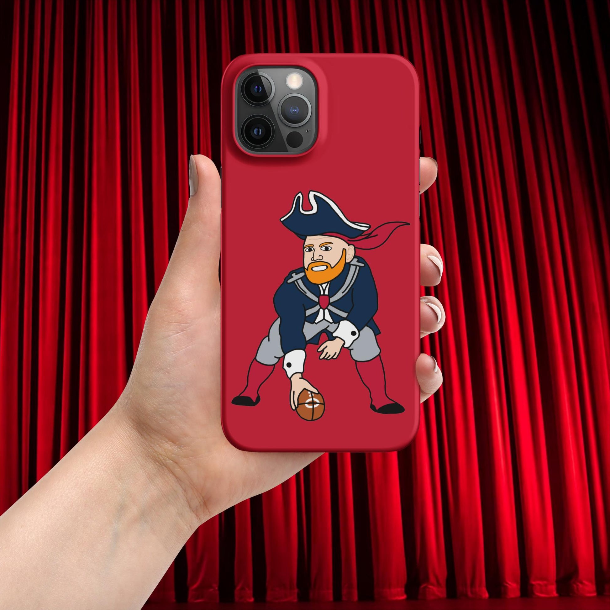 Bill Burrdy New England Patriots NFL Tom Brady Bill Burr Snap case for iPhone Next Cult Brand American Football, Bill Burr, Monday Morning Podcast, New England Patriots, NFL, Podcasts, Stand-up Comedy