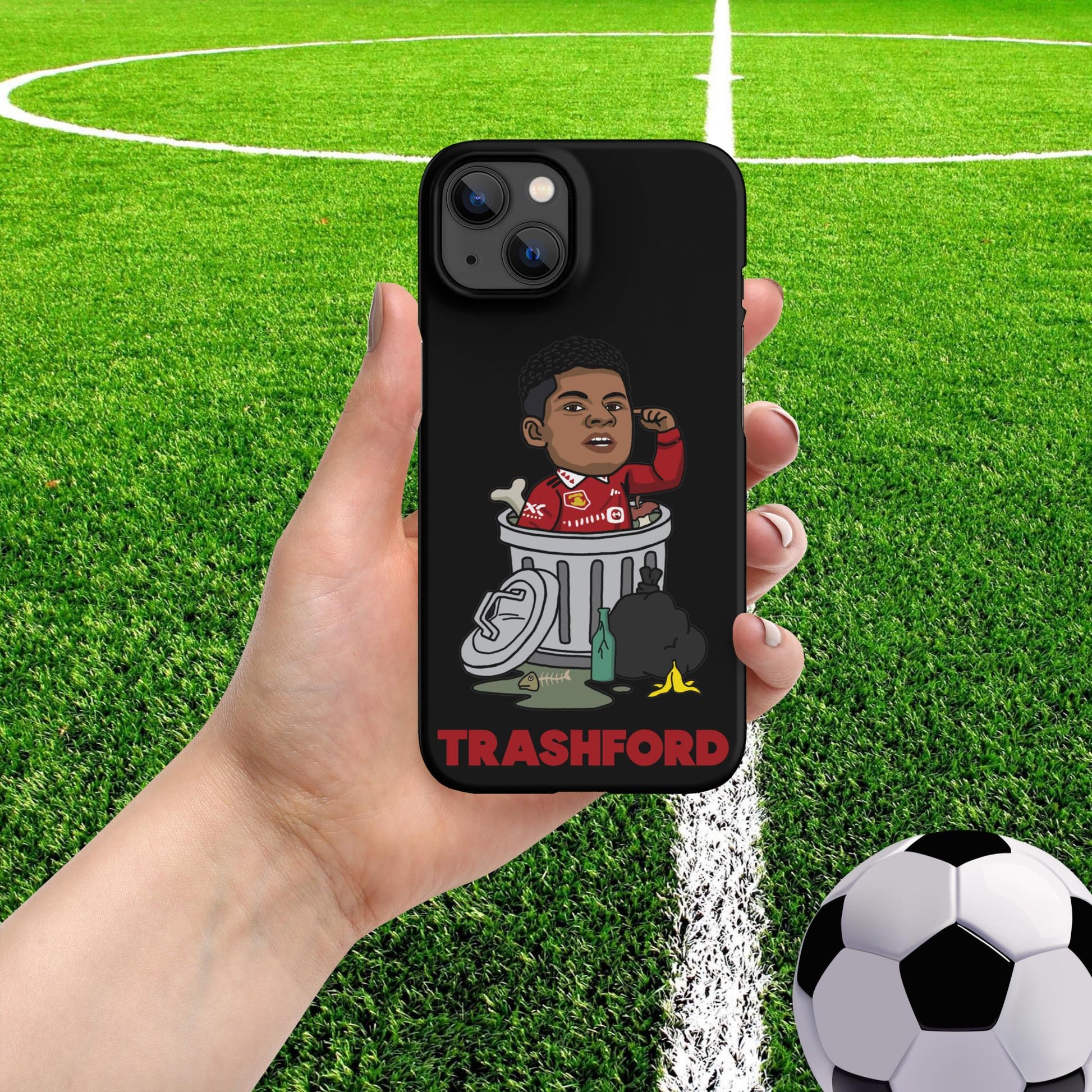 Trashford Marcus Rashford Manchester United Gift Man United Gift Marcus Rashford Snap case for iPhone Matte iPhone 13 Mobile Phone Cases Football Manchester United Marcus Rashford Next Cult Brand