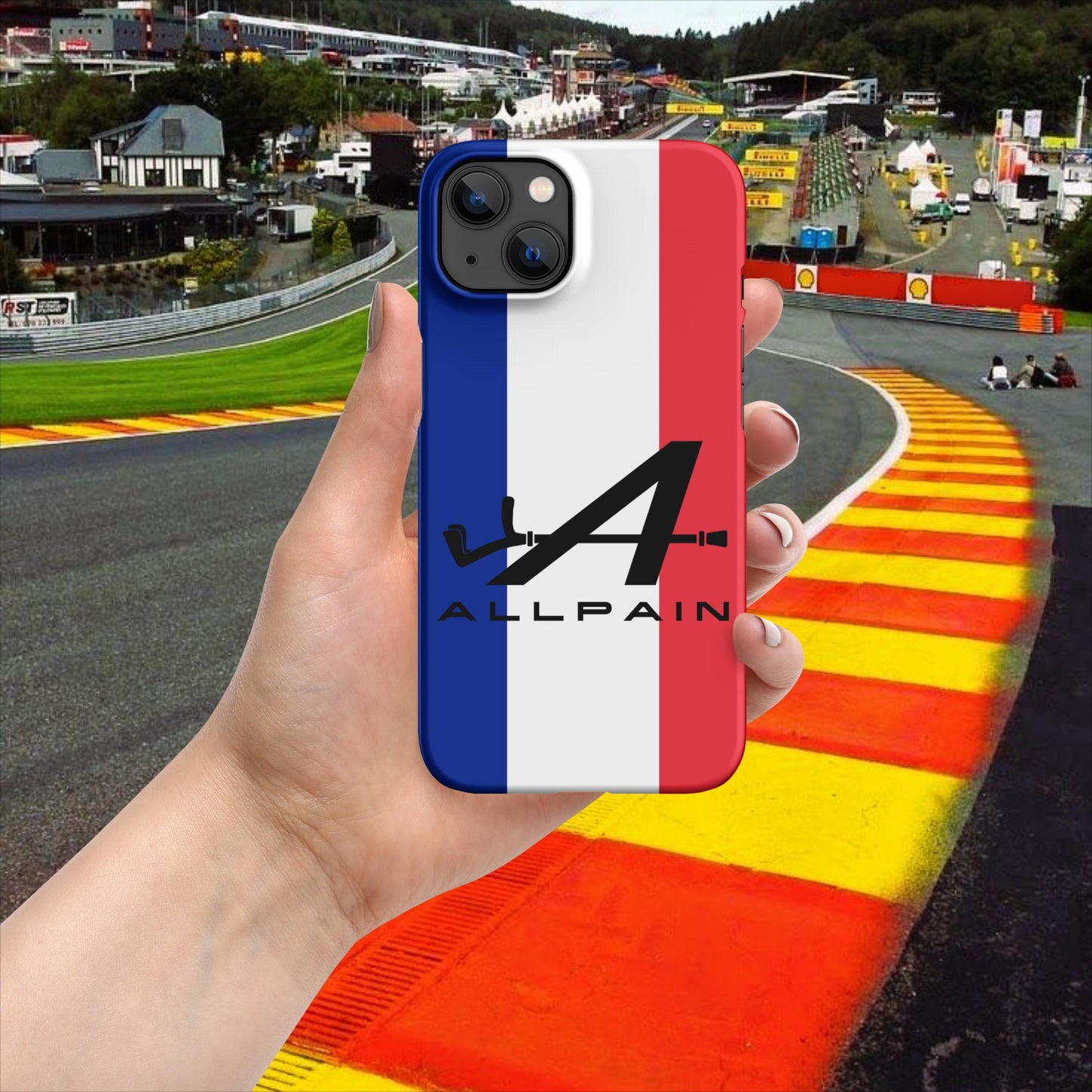 Allpain Alpine F1 Formula 1 Pierre Gasly Esteban Ocon Alpine Snap case for iPhone Next Cult Brand Alpine, F1