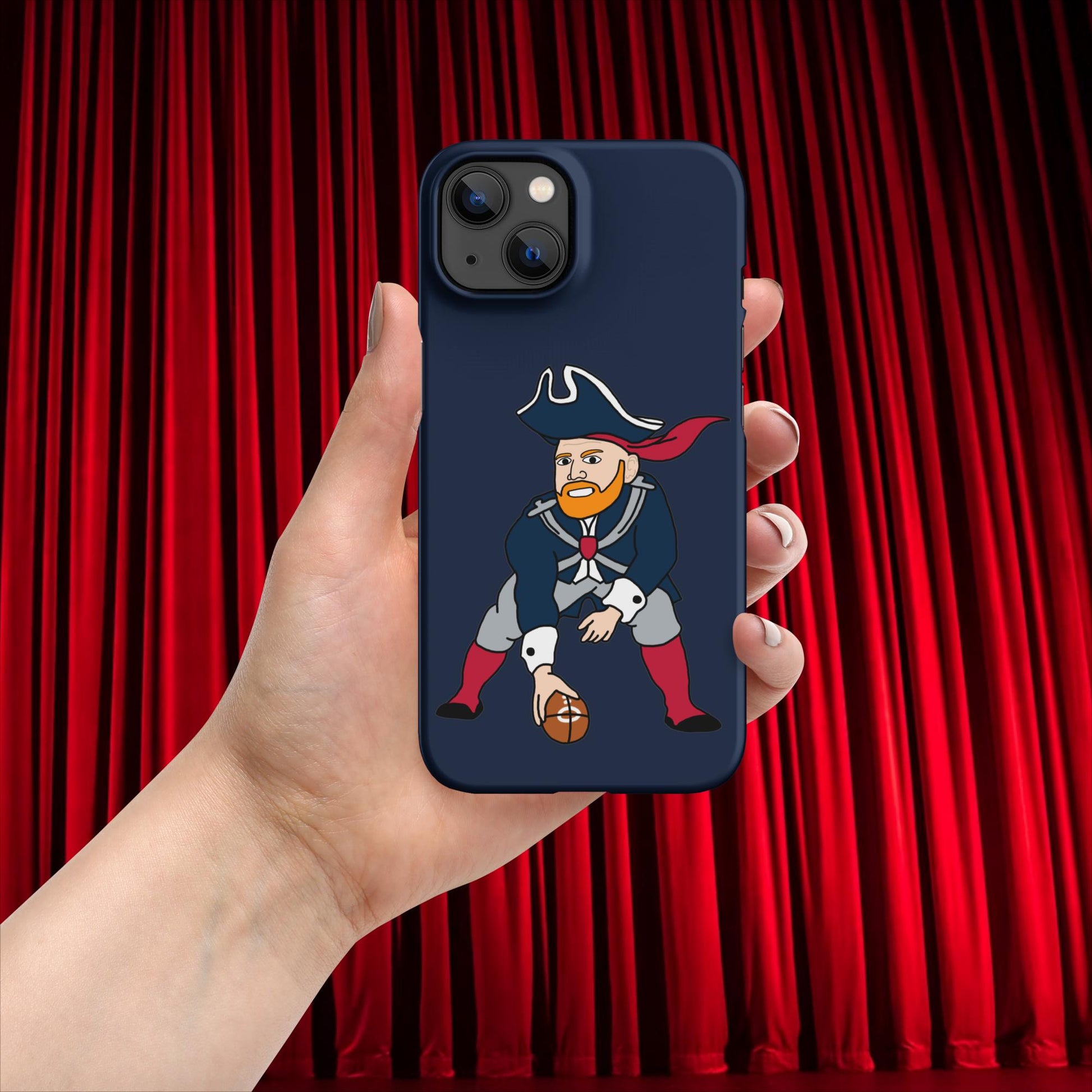 Bill Burrdy New England Patriots NFL Tom Brady Bill Burr Snap case for iPhone Next Cult Brand American Football, Bill Burr, Monday Morning Podcast, New England Patriots, NFL, Podcasts, Stand-up Comedy