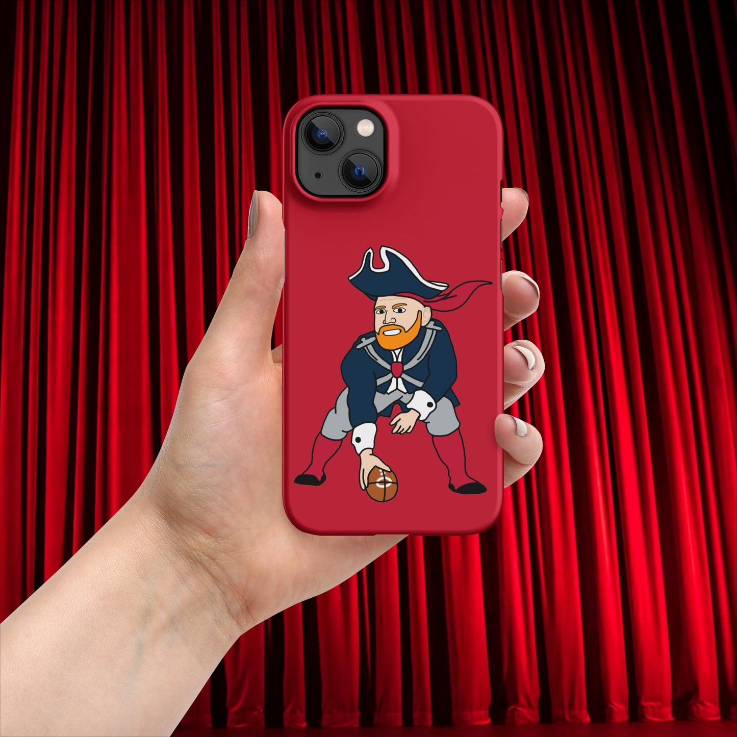 Bill Burrdy New England Patriots NFL Tom Brady Bill Burr Snap case for iPhone Matte iPhone 13 American Football Bill Burr Monday Morning Podcast New England Patriots NFL Podcasts Stand-up Comedy Next Cult Brand