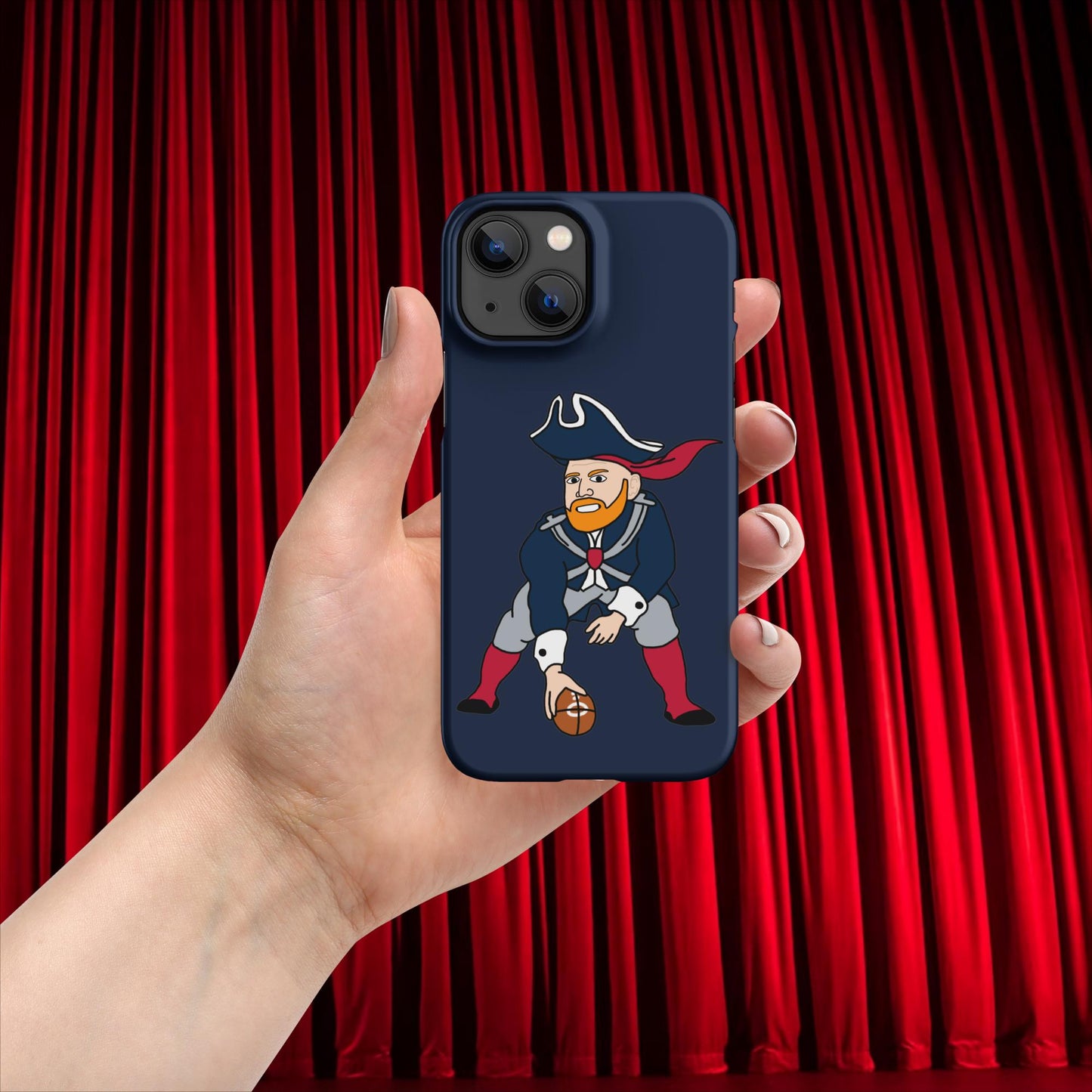 Bill Burrdy New England Patriots NFL Tom Brady Bill Burr Snap case for iPhone Matte iPhone 13 Mini American Football Bill Burr Monday Morning Podcast New England Patriots NFL Podcasts Stand-up Comedy Next Cult Brand