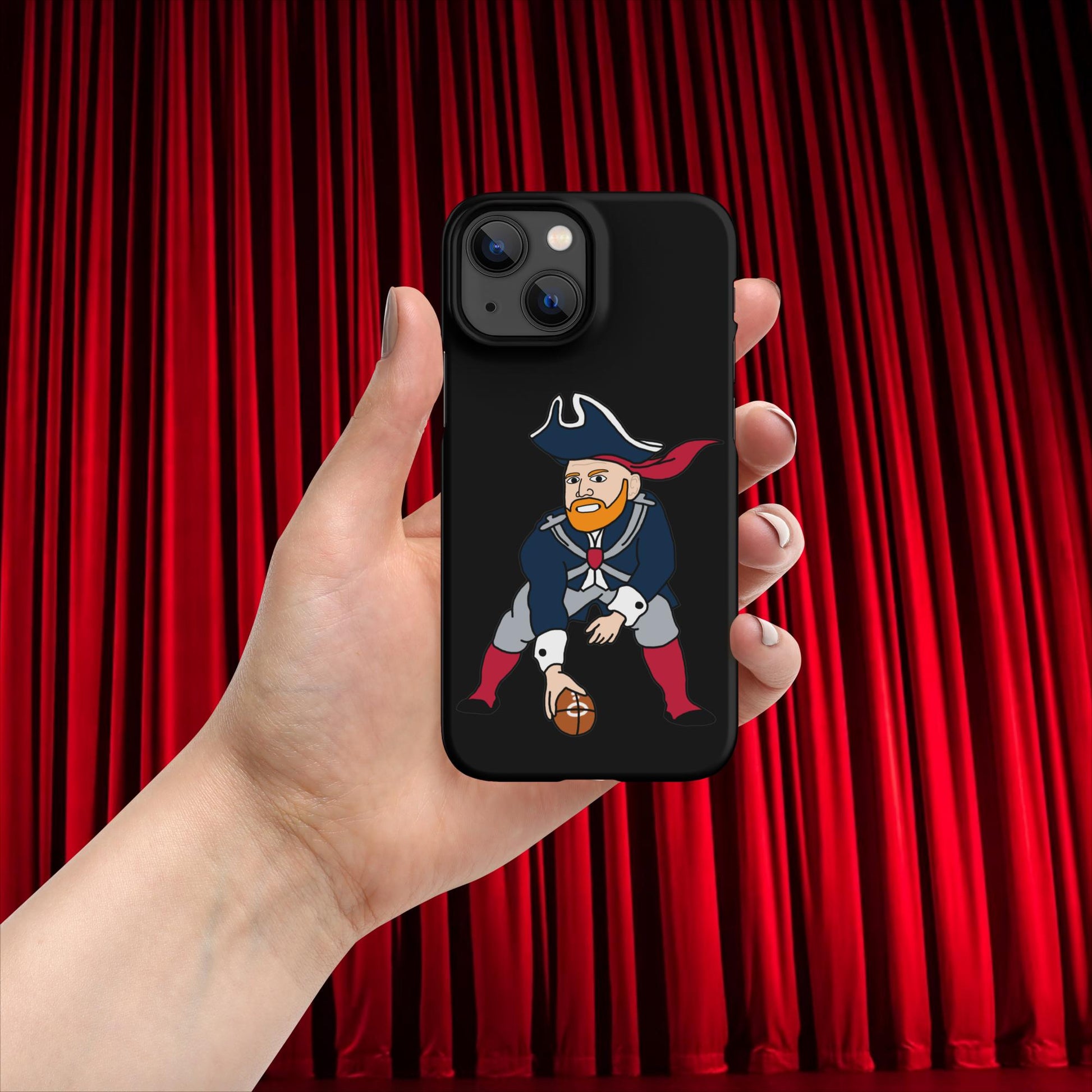 Bill Burrdy New England Patriots NFL Tom Brady Bill Burr Snap case for iPhone Matte iPhone 13 Mini American Football Bill Burr Monday Morning Podcast New England Patriots NFL Podcasts Stand-up Comedy Next Cult Brand