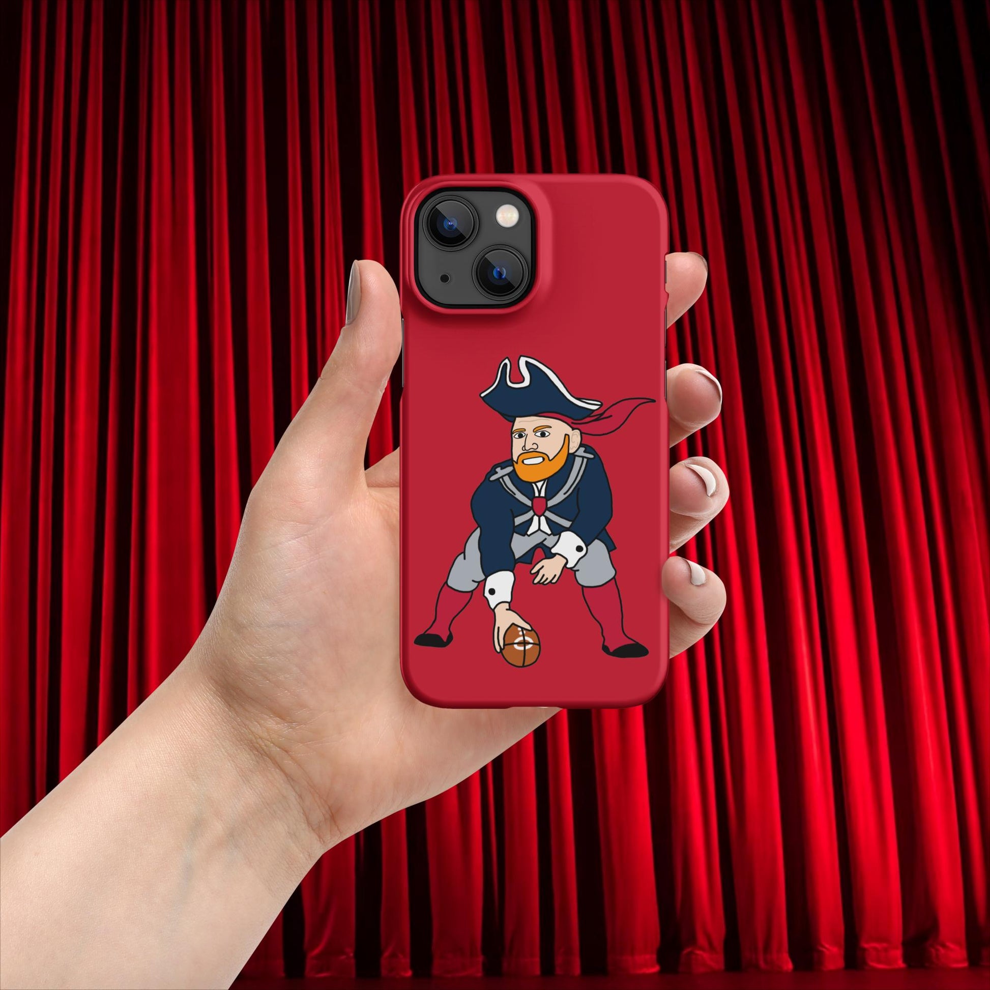 Bill Burrdy New England Patriots NFL Tom Brady Bill Burr Snap case for iPhone Matte iPhone 13 Mini American Football Bill Burr Monday Morning Podcast New England Patriots NFL Podcasts Stand-up Comedy Next Cult Brand