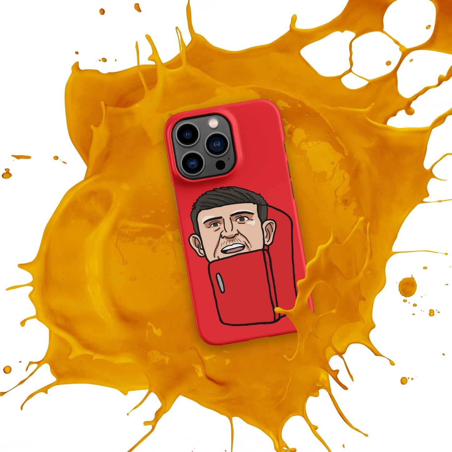 Harry ''The Fridge'' Maguire Snap Case for iPhone® Red Next Cult Brand Football, Harry Maguire, Manchester United, The Fridge