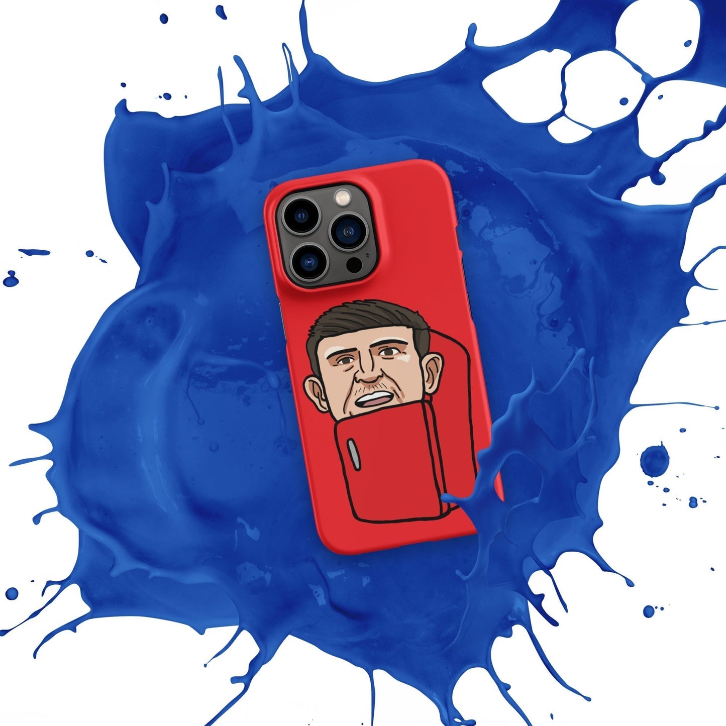 Harry ''The Fridge'' Maguire Snap Case for iPhone® Red Mobile Phone Cases Football Harry Maguire Manchester United The Fridge Next Cult Brand