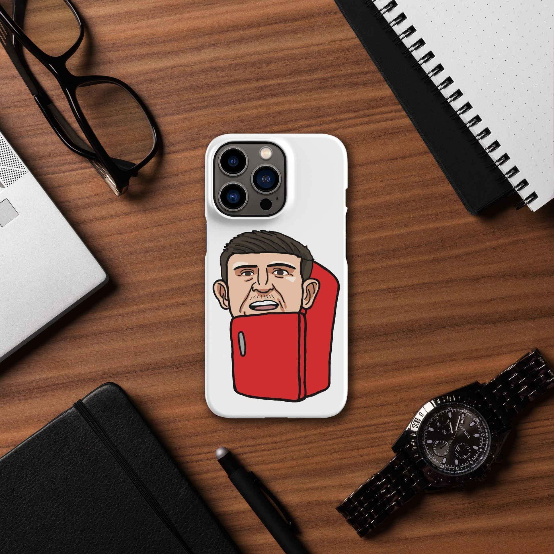 Harry ''The Fridge'' Maguire Snap Case for iPhone® Matte iPhone 13 Pro Mobile Phone Cases Football Harry Maguire Manchester United The Fridge Next Cult Brand