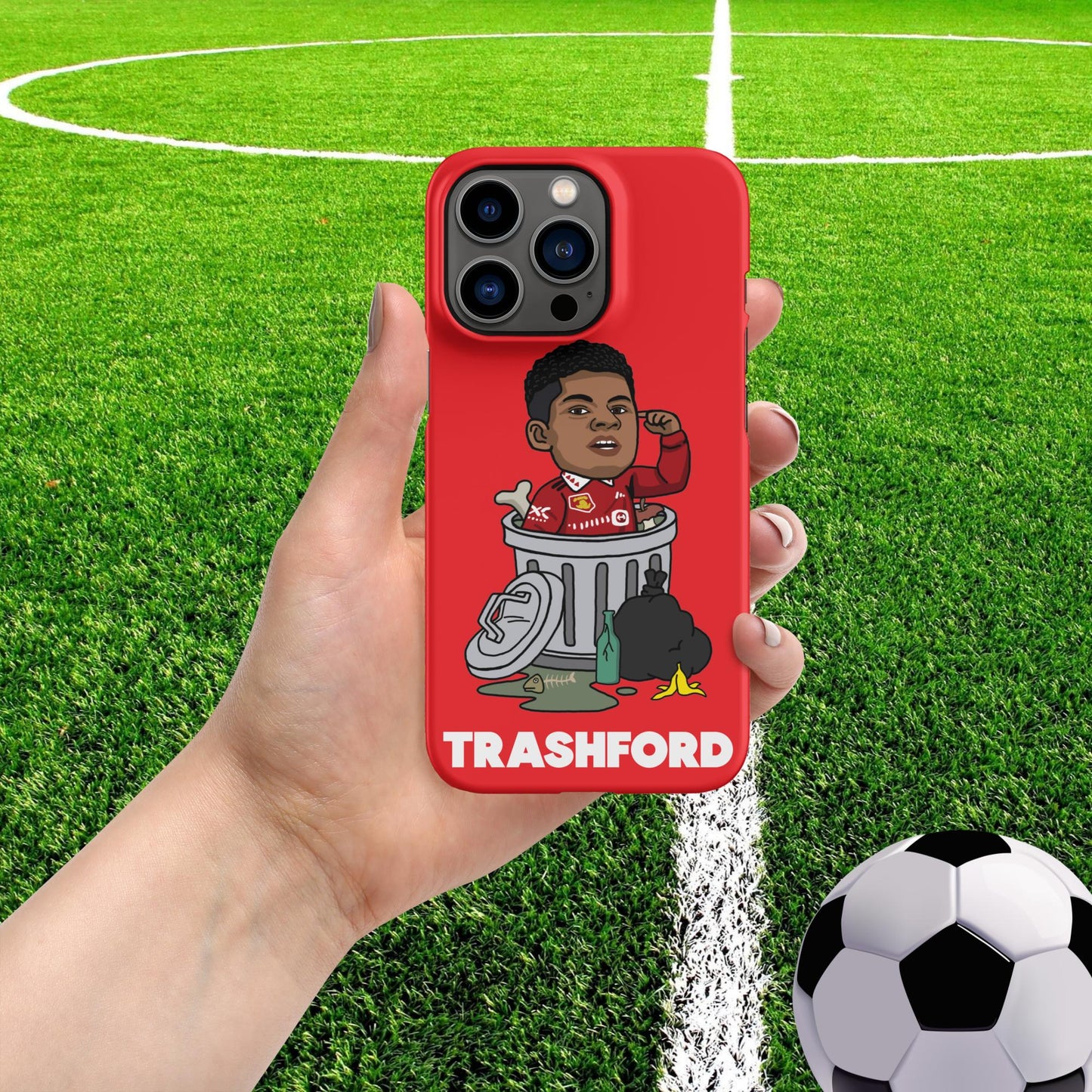 Trashford Marcus Rashford Manchester United Gift Man United Gift Marcus Rashford Snap case for iPhone Matte iPhone 13 Pro Mobile Phone Cases Football Manchester United Marcus Rashford Next Cult Brand