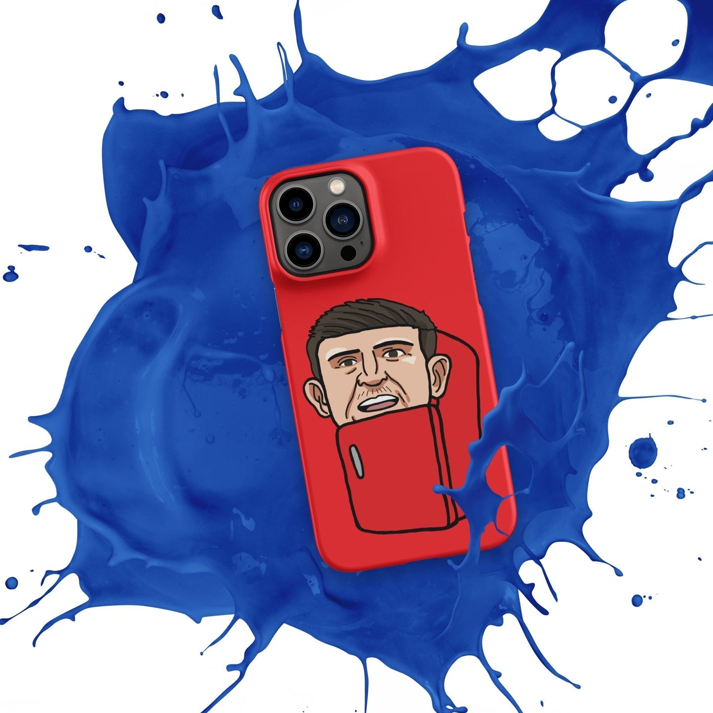 Harry ''The Fridge'' Maguire Snap Case for iPhone® Red Next Cult Brand Football, Harry Maguire, Manchester United, The Fridge