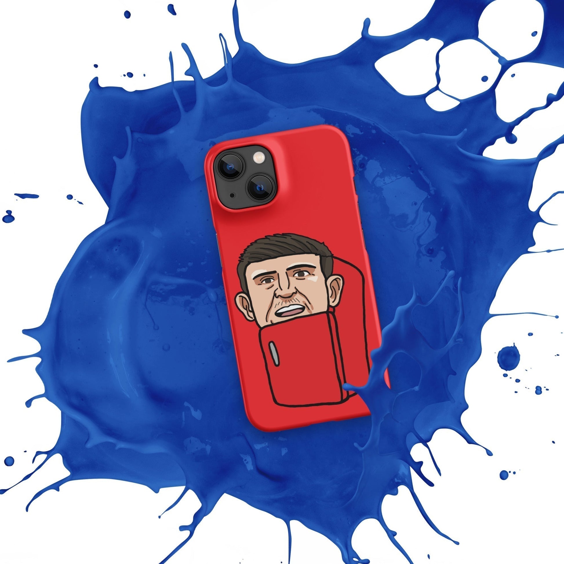 Harry ''The Fridge'' Maguire Snap Case for iPhone® Red Mobile Phone Cases Football Harry Maguire Manchester United The Fridge Next Cult Brand