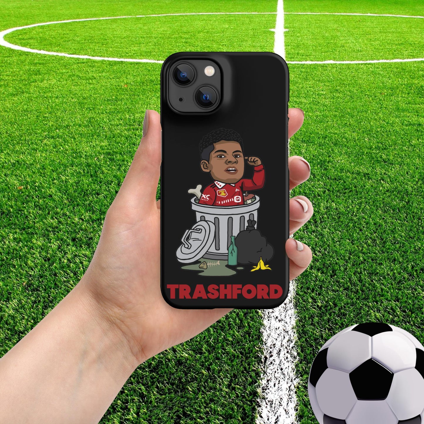 Trashford Marcus Rashford Manchester United Gift Man United Gift Marcus Rashford Snap case for iPhone Matte iPhone 14 Mobile Phone Cases Football Manchester United Marcus Rashford Next Cult Brand