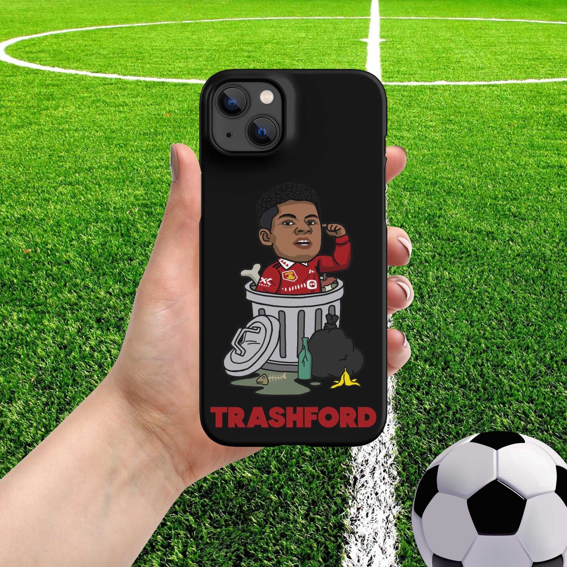 Trashford Marcus Rashford Manchester United Gift Man United Gift Marcus Rashford Snap case for iPhone Matte iPhone 14 Plus Mobile Phone Cases Football Manchester United Marcus Rashford Next Cult Brand