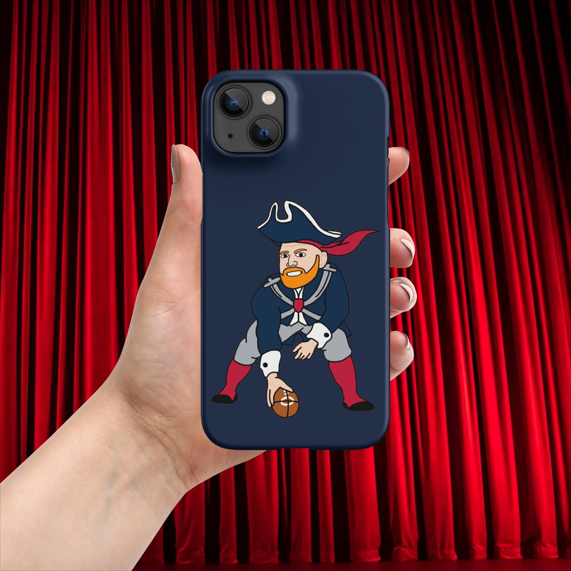 Bill Burrdy New England Patriots NFL Tom Brady Bill Burr Snap case for iPhone Matte iPhone 14 Plus American Football Bill Burr Monday Morning Podcast New England Patriots NFL Podcasts Stand-up Comedy Next Cult Brand