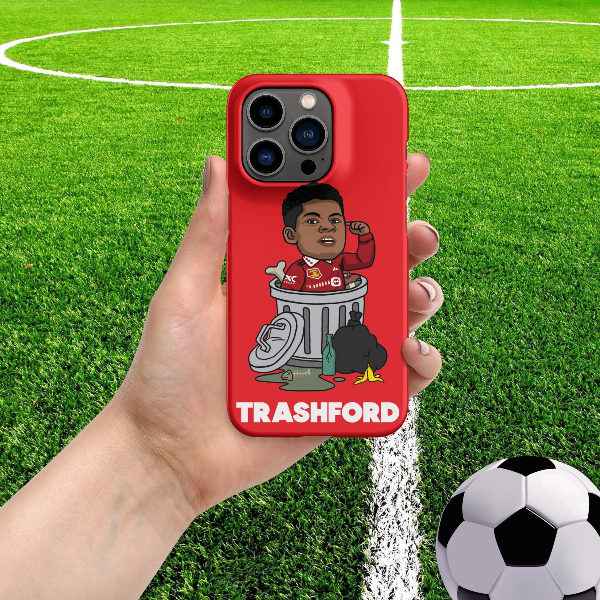 Trashford Marcus Rashford Manchester United Gift Man United Gift Marcus Rashford Snap case for iPhone Matte iPhone 14 Pro Mobile Phone Cases Football Manchester United Marcus Rashford Next Cult Brand