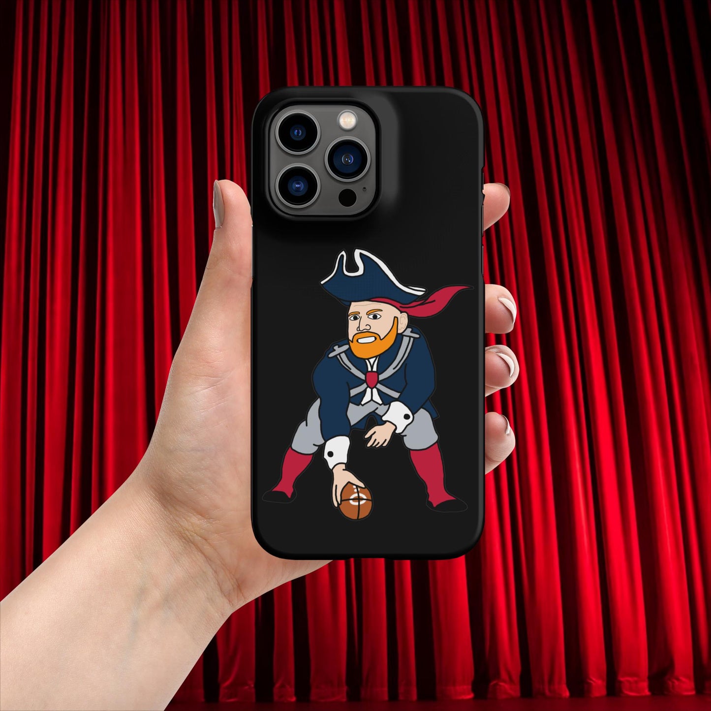 Bill Burrdy New England Patriots NFL Tom Brady Bill Burr Snap case for iPhone Matte iPhone 14 Pro Max American Football Bill Burr Monday Morning Podcast New England Patriots NFL Podcasts Stand-up Comedy Next Cult Brand