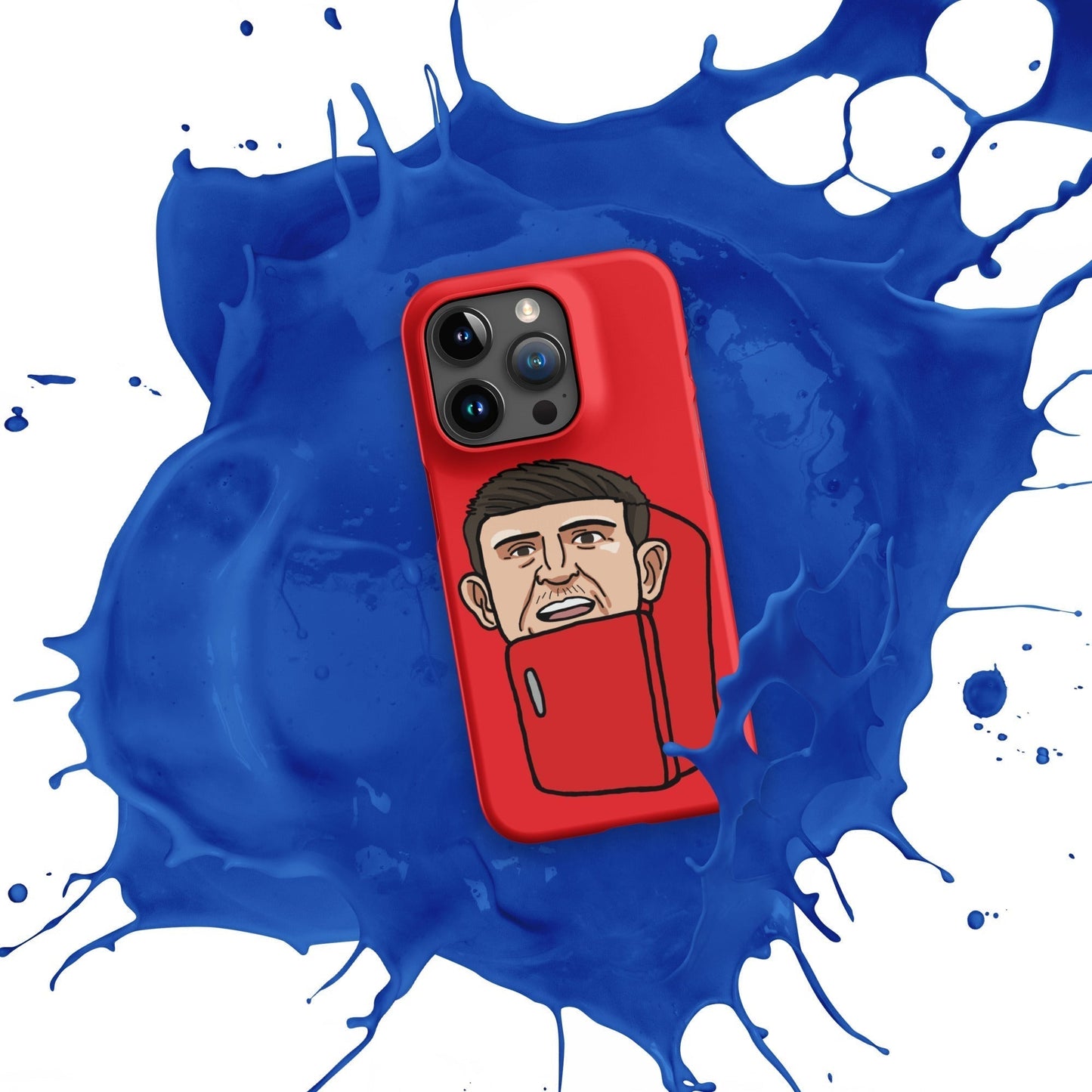 Harry ''The Fridge'' Maguire Snap Case for iPhone® Red Next Cult Brand Football, Harry Maguire, Manchester United, The Fridge