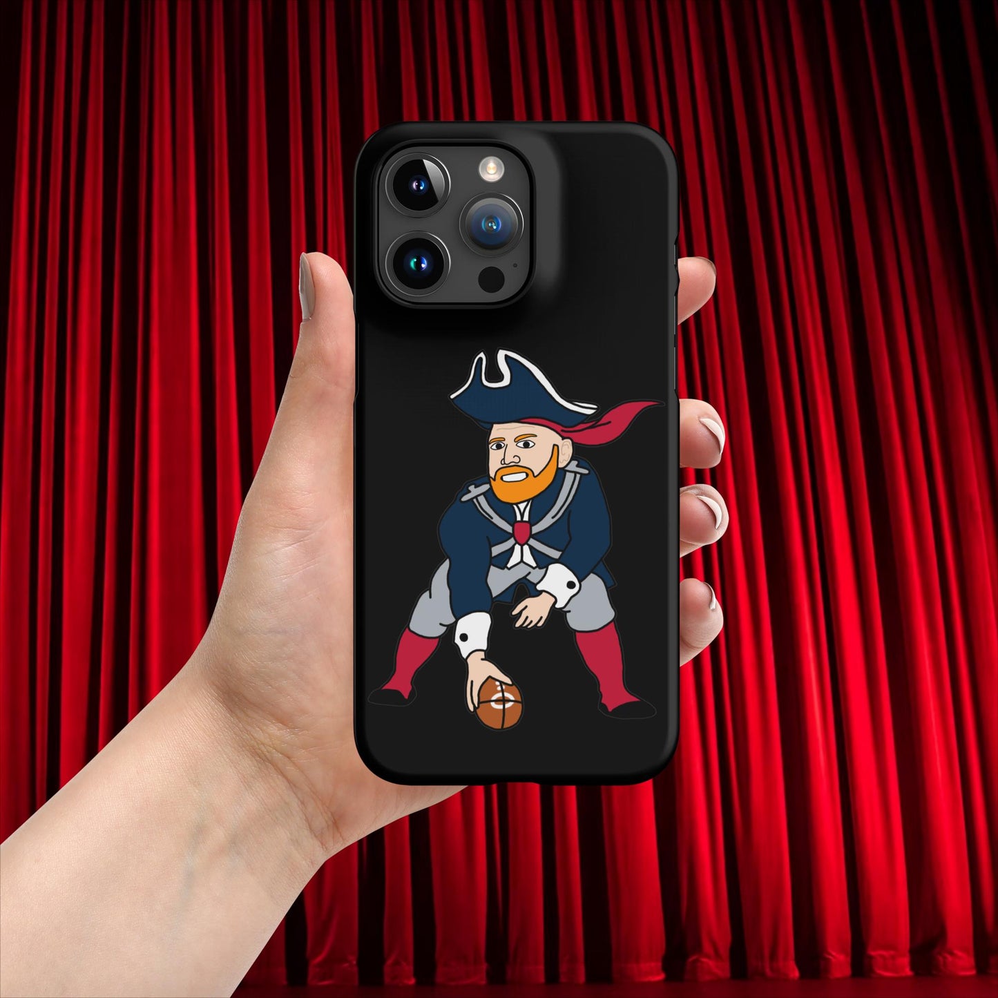 Bill Burrdy New England Patriots NFL Tom Brady Bill Burr Snap case for iPhone Matte iPhone 15 Pro Max American Football Bill Burr Monday Morning Podcast New England Patriots NFL Podcasts Stand-up Comedy Next Cult Brand