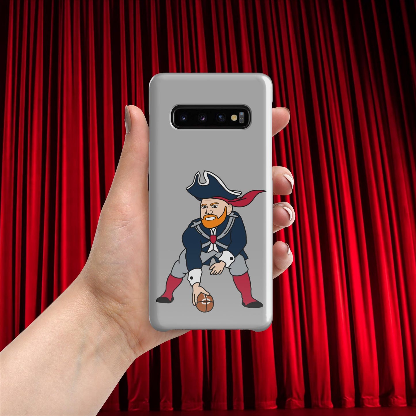 Bill Burrdy New England Patriots NFL Tom Brady Bill Burr Snap case for Samsung Glossy Samsung Galaxy S10 American Football Bill Burr Monday Morning Podcast New England Patriots NFL Podcasts Stand-up Comedy Next Cult Brand